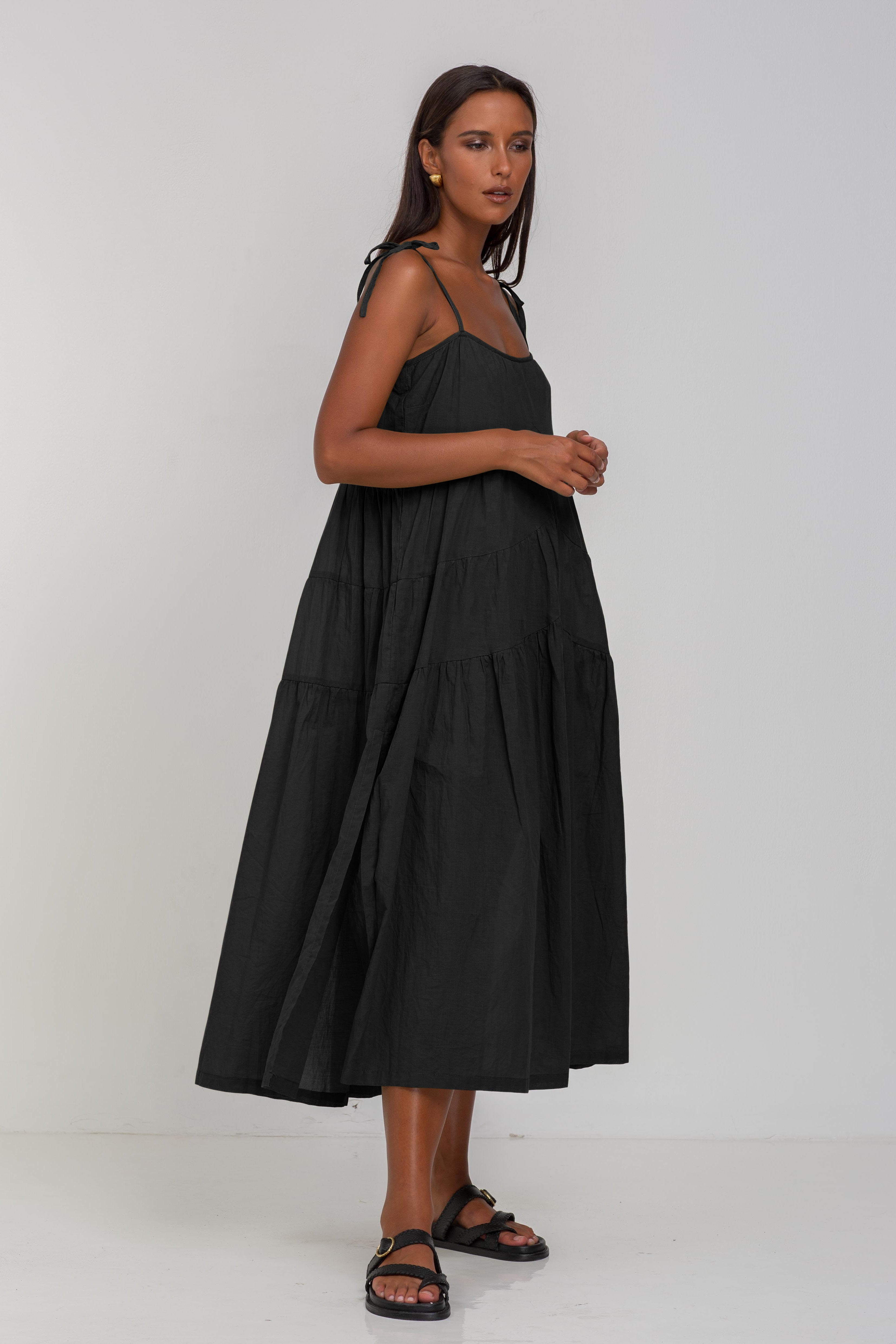 When Time Stood Still Dress - Black