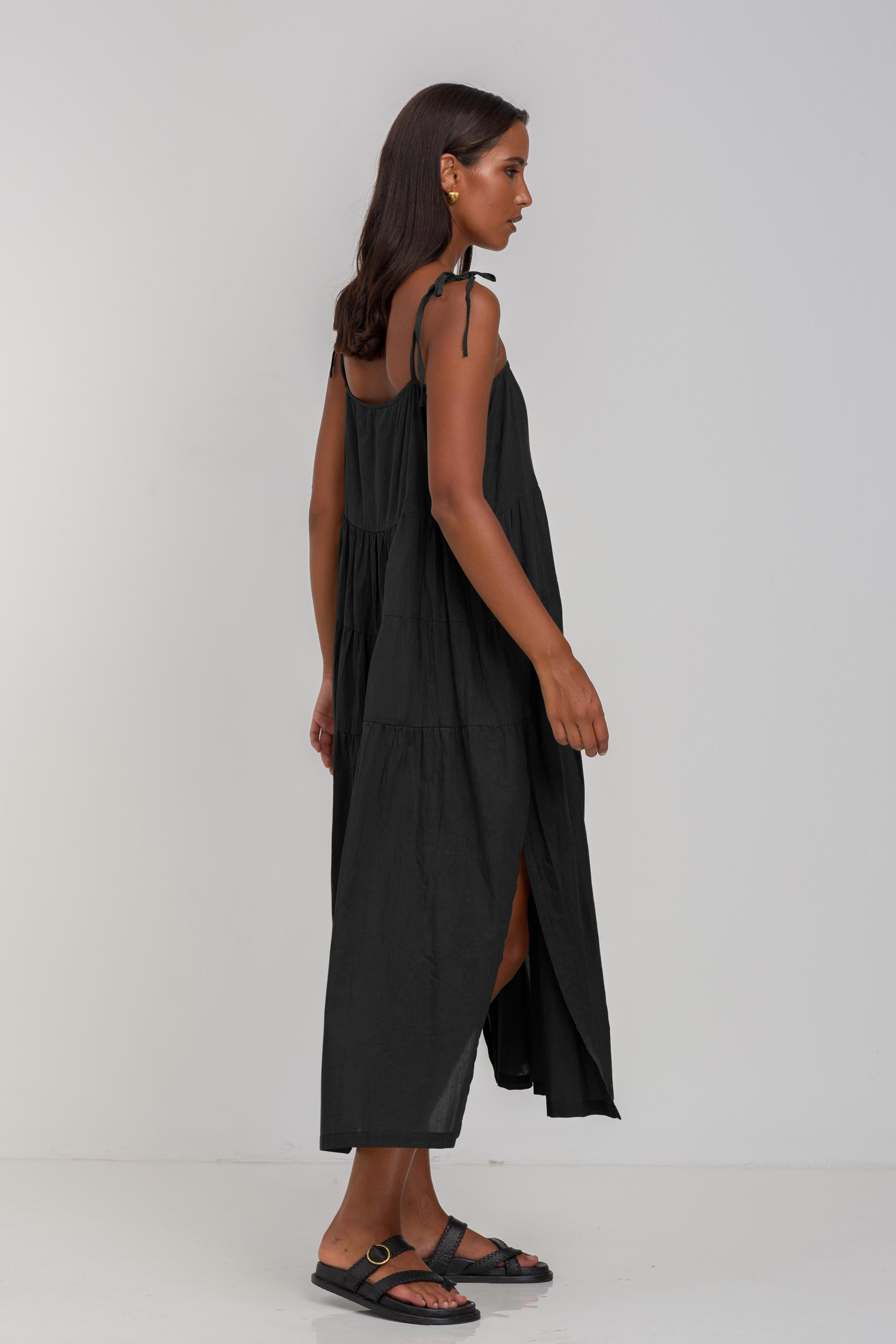 When Time Stood Still Dress - Black