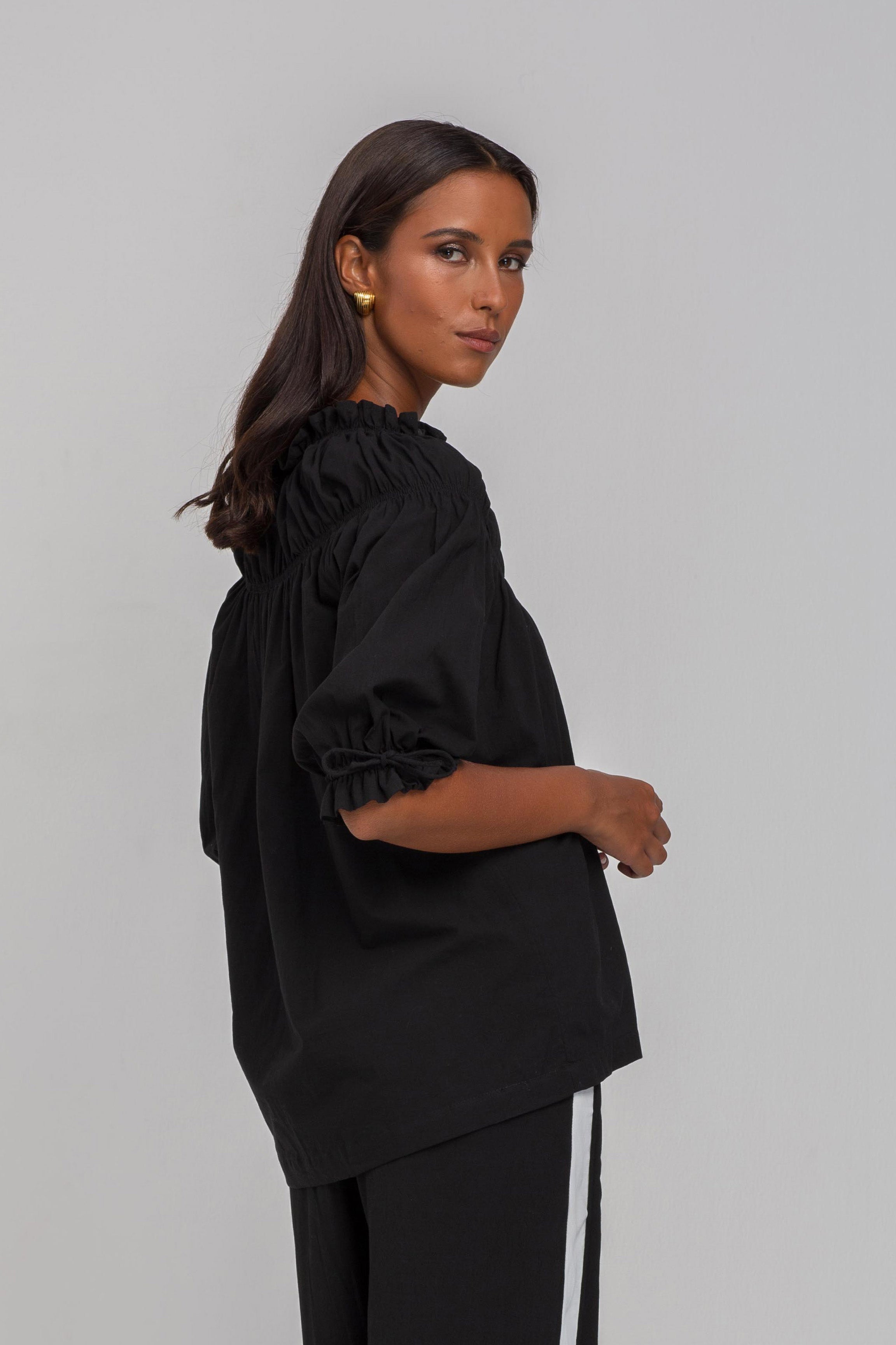 S26/20179 With Hope Top - Black