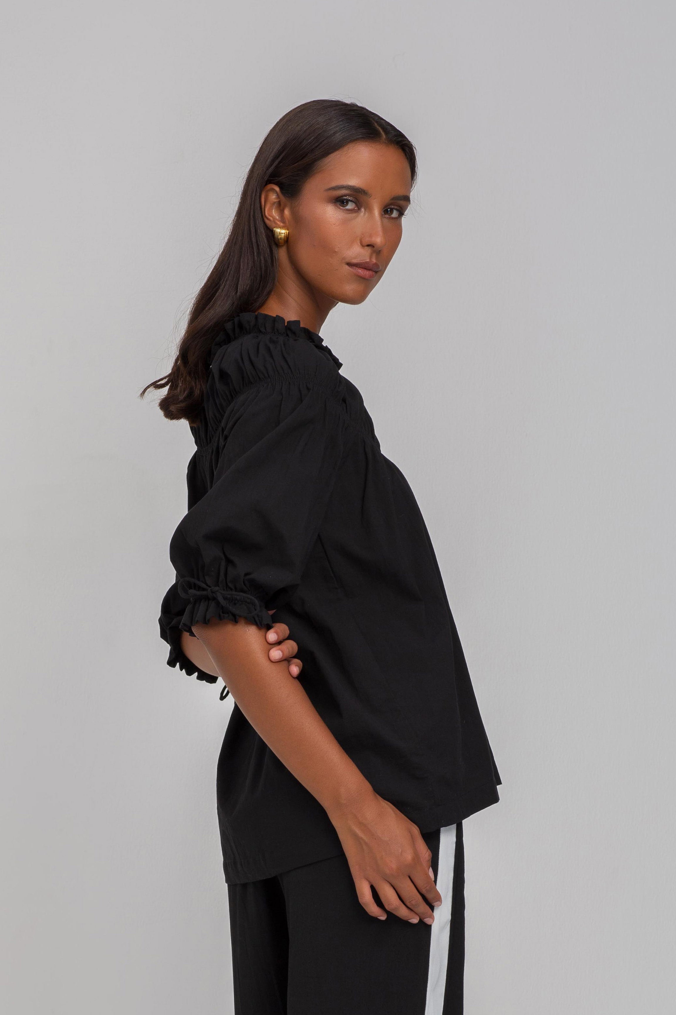S26/20179 With Hope Top - Black