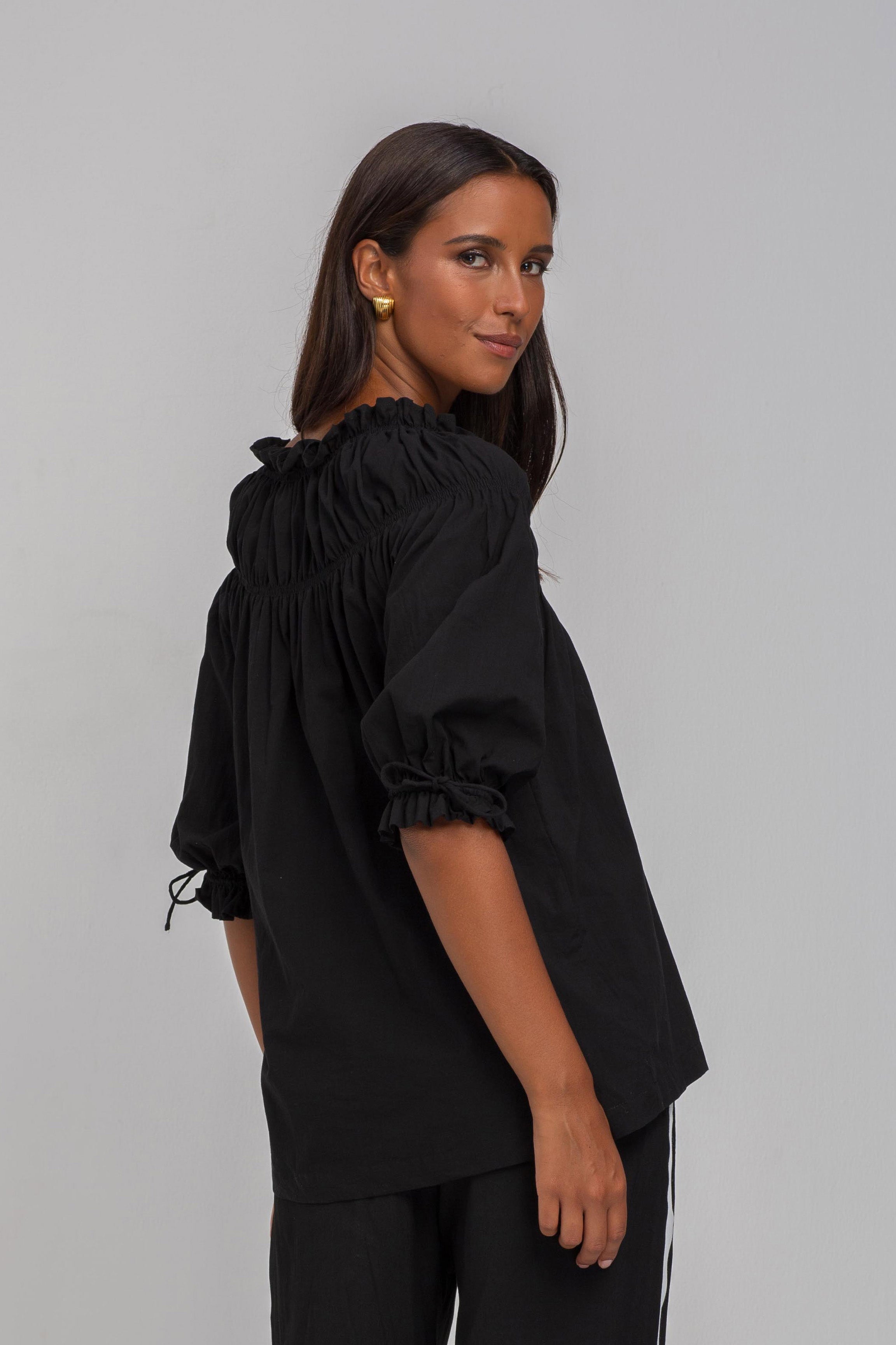 S26/20179 With Hope Top - Black