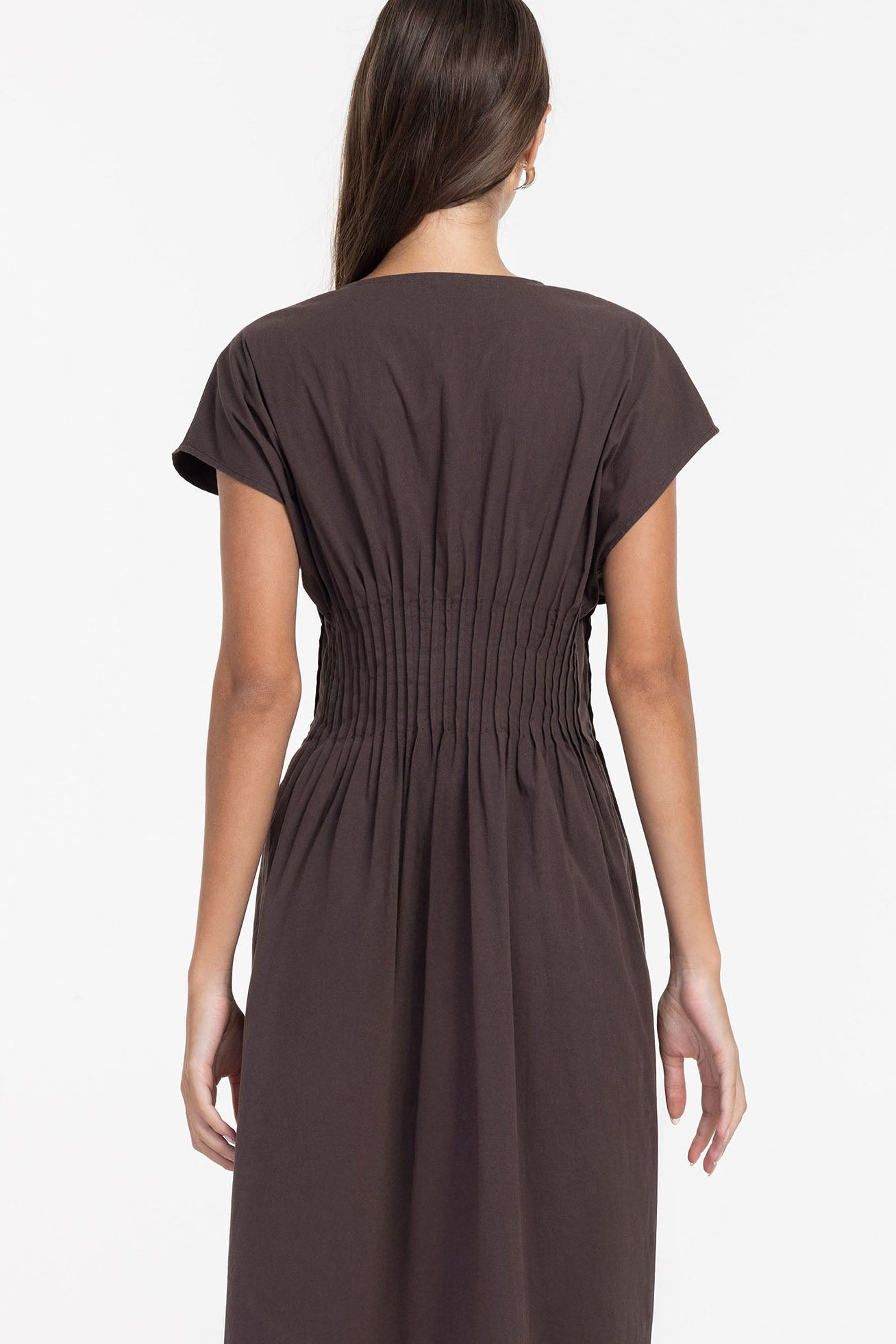 Wrapped In You Dress - Chocolate