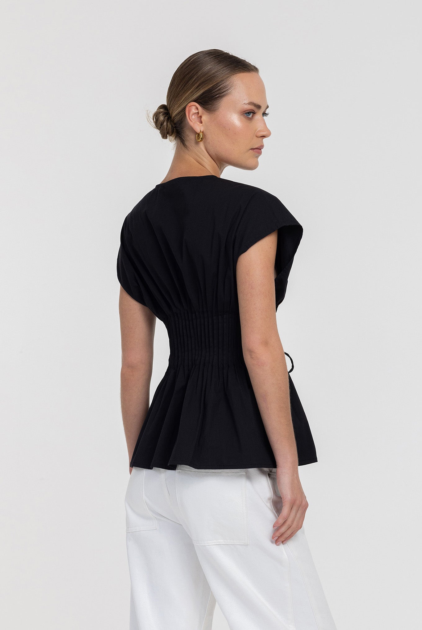 Wrapped In You Top - Black
