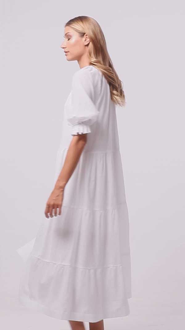 Zalia Dress - White