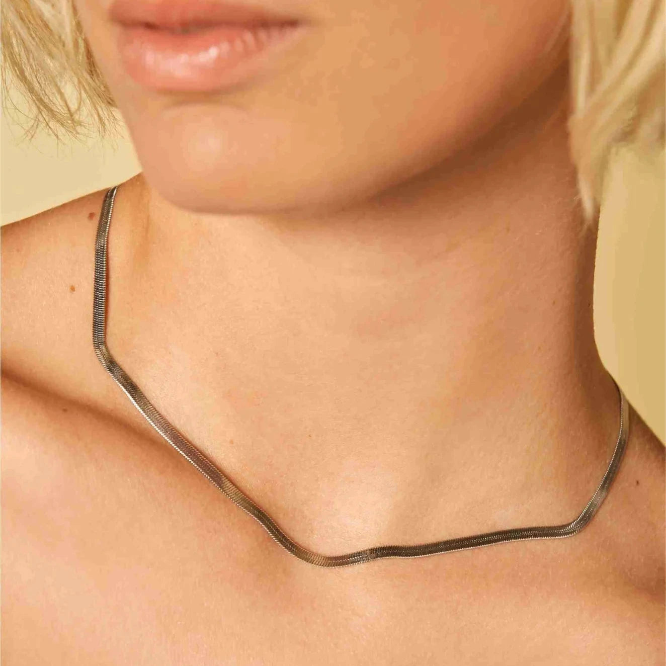 Rosefield Snake Necklace - Silver