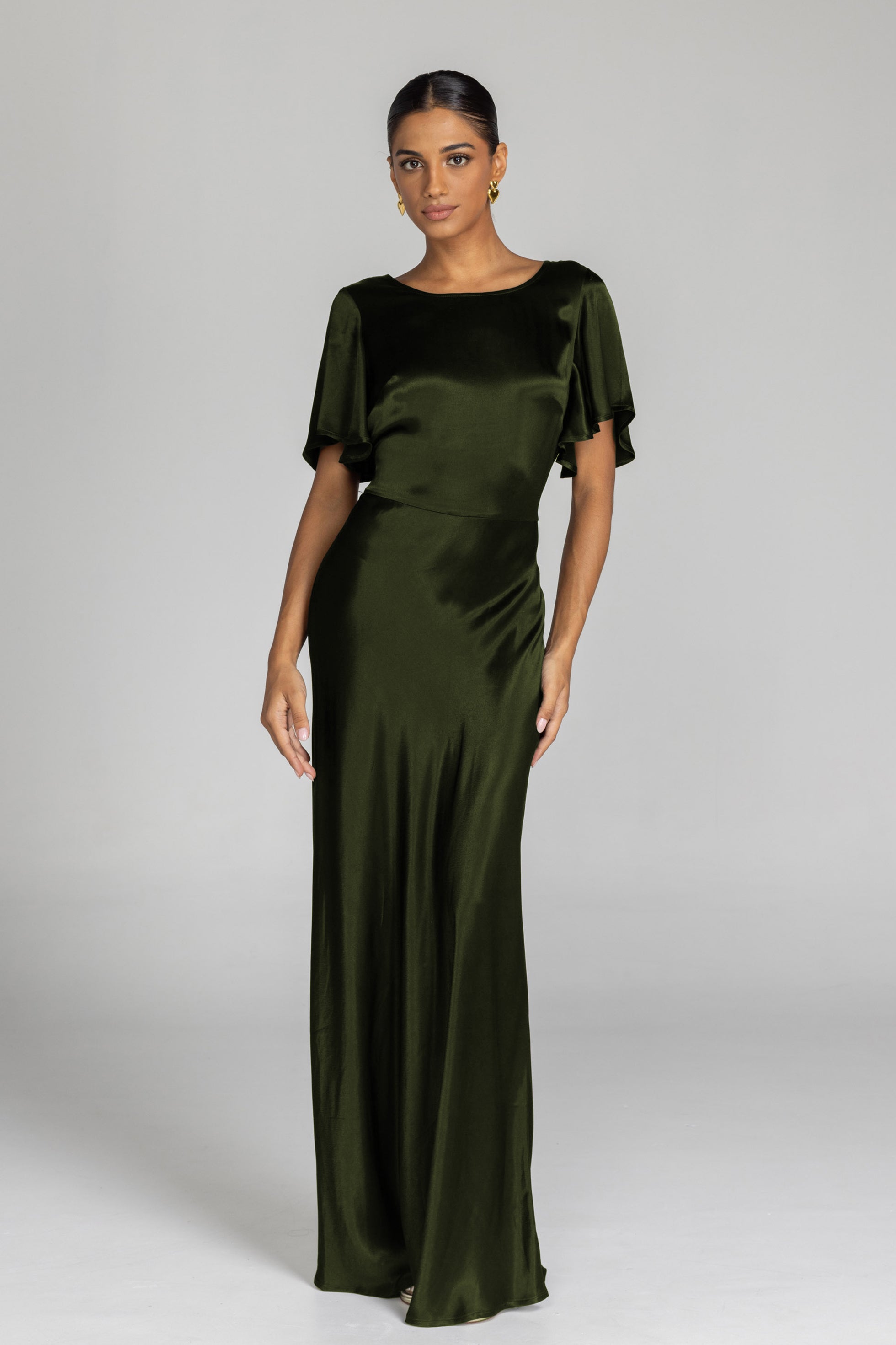 PRE-ORDER Golden Hour Dress - Dark Olive