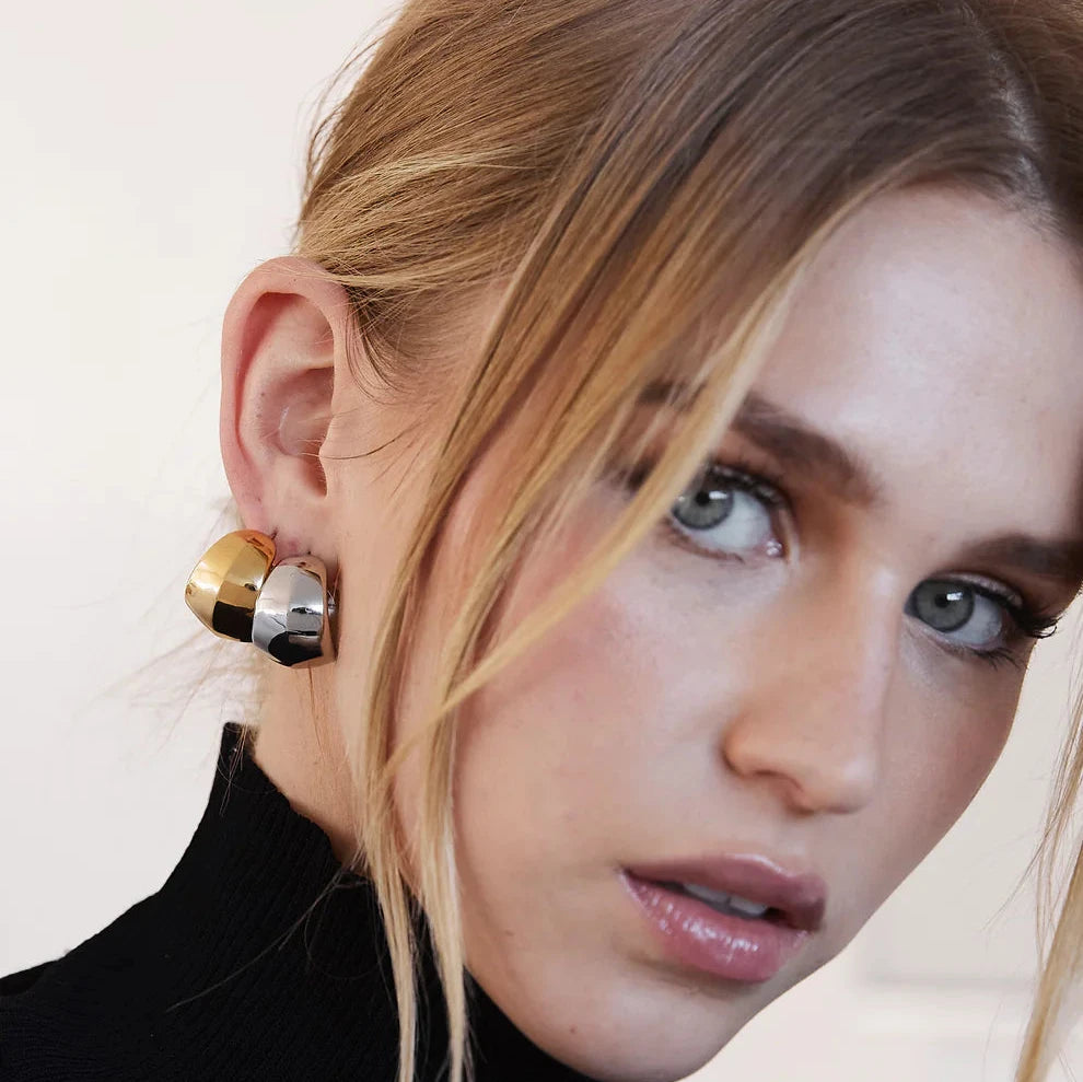 GIMME - Piper Chunky Gold Hoop Earrings