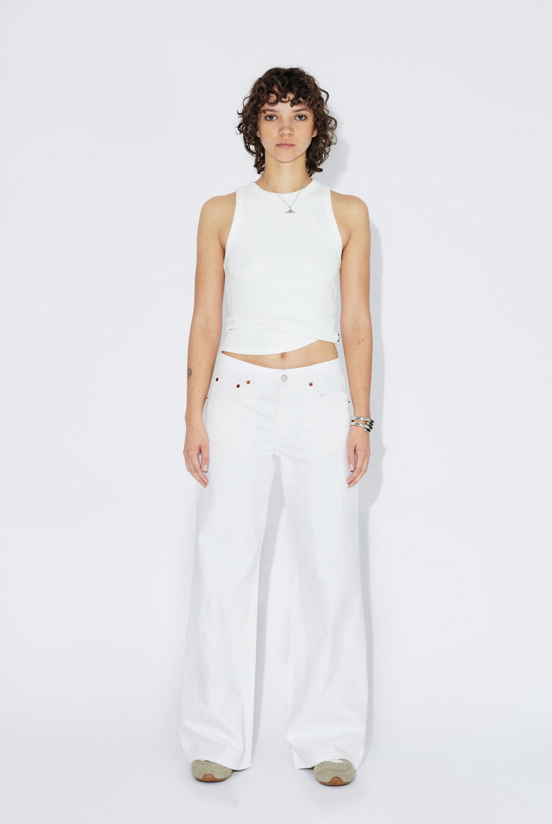 Dr Denim - Rhue Wide Jeans - Off White