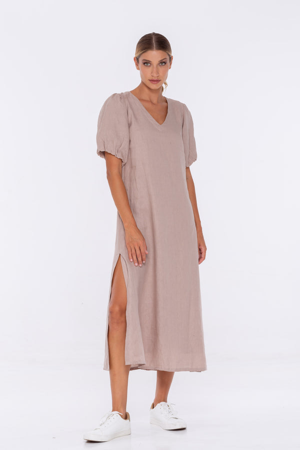 Vallis Dress - Mocha
