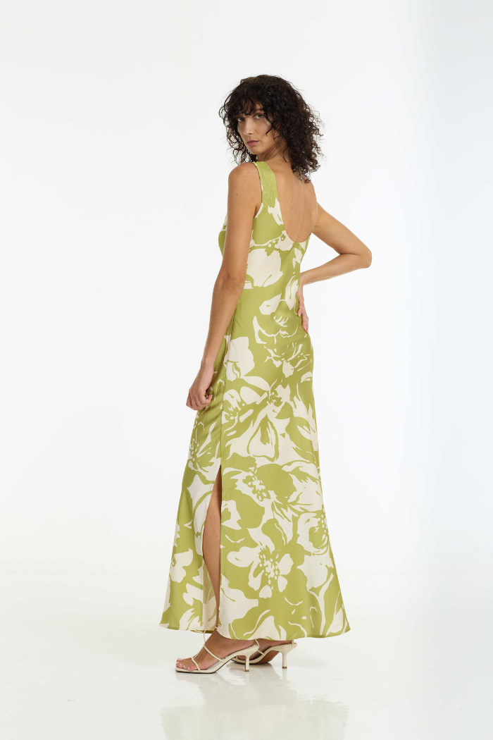 Alexandria Dress | Lime Print | PRE-ORDER