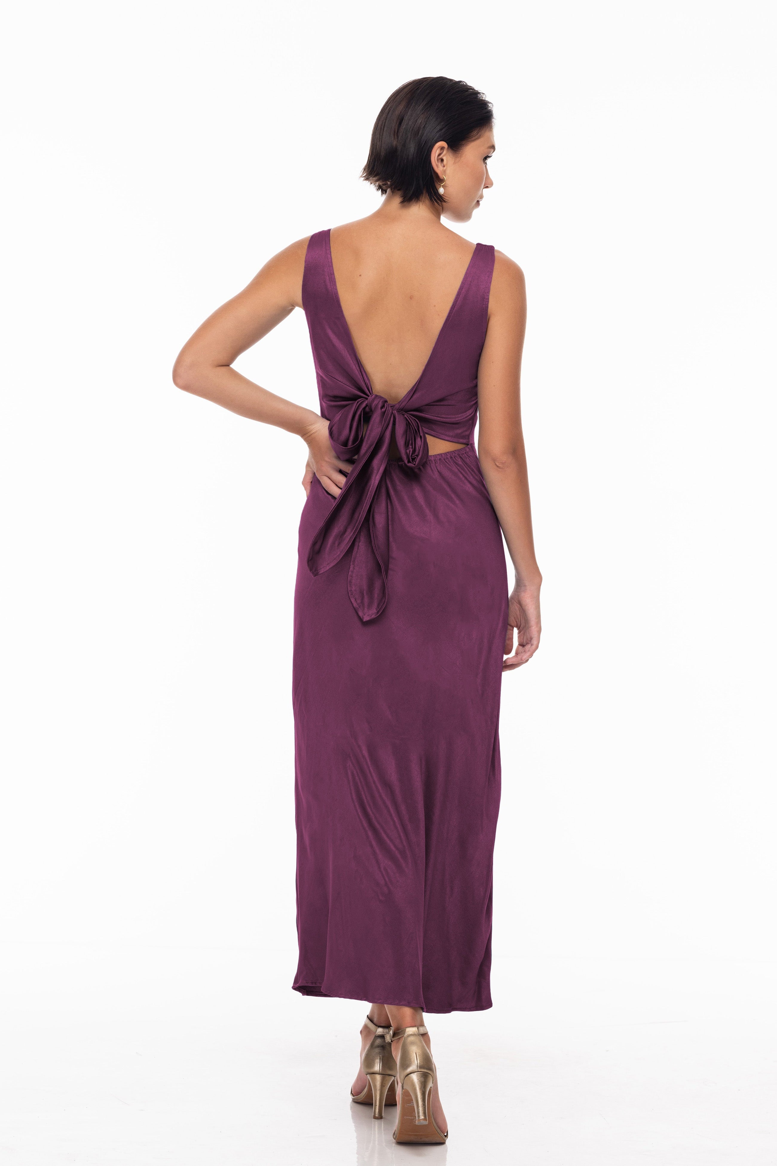 W25/50727 A Walk To Remember Dress - Plushy Purple
