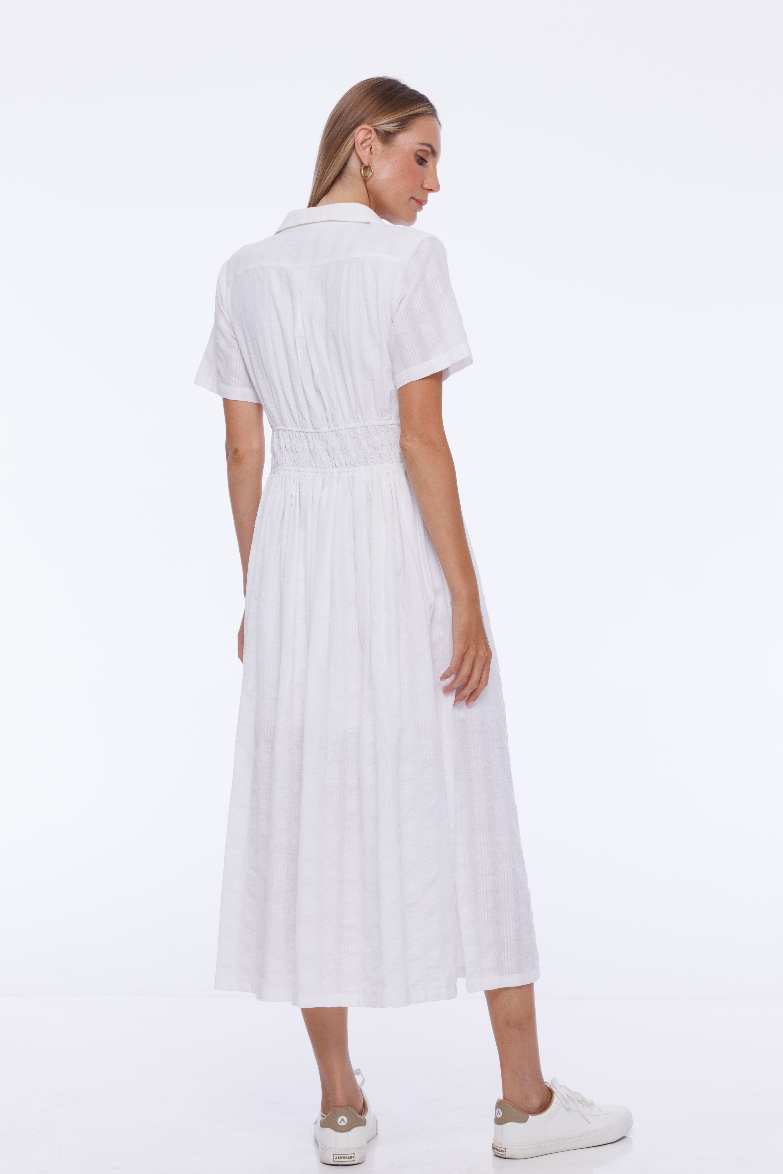 Adrienne Shirt Dress - White