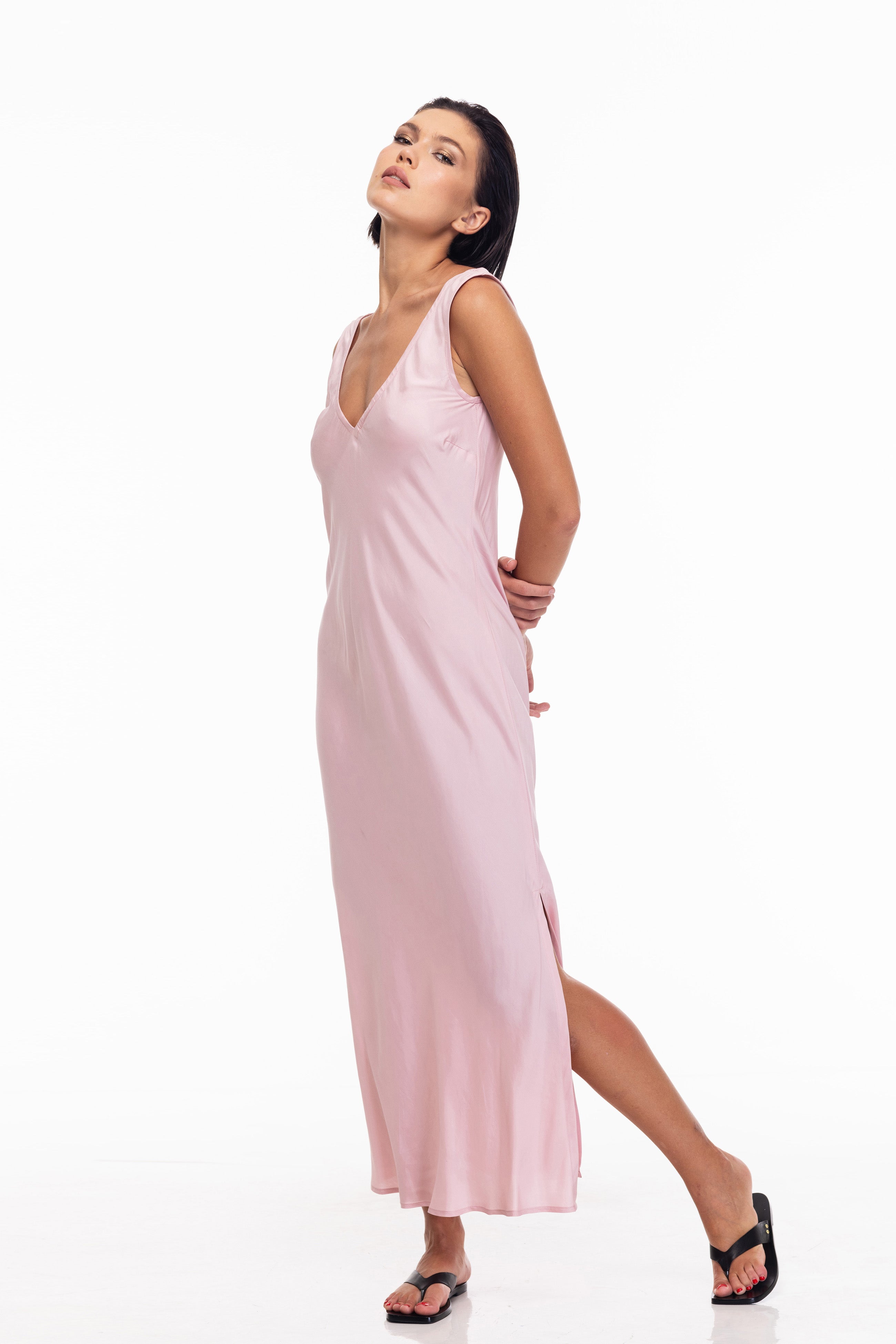 Alexandria Dress - Adore Pink