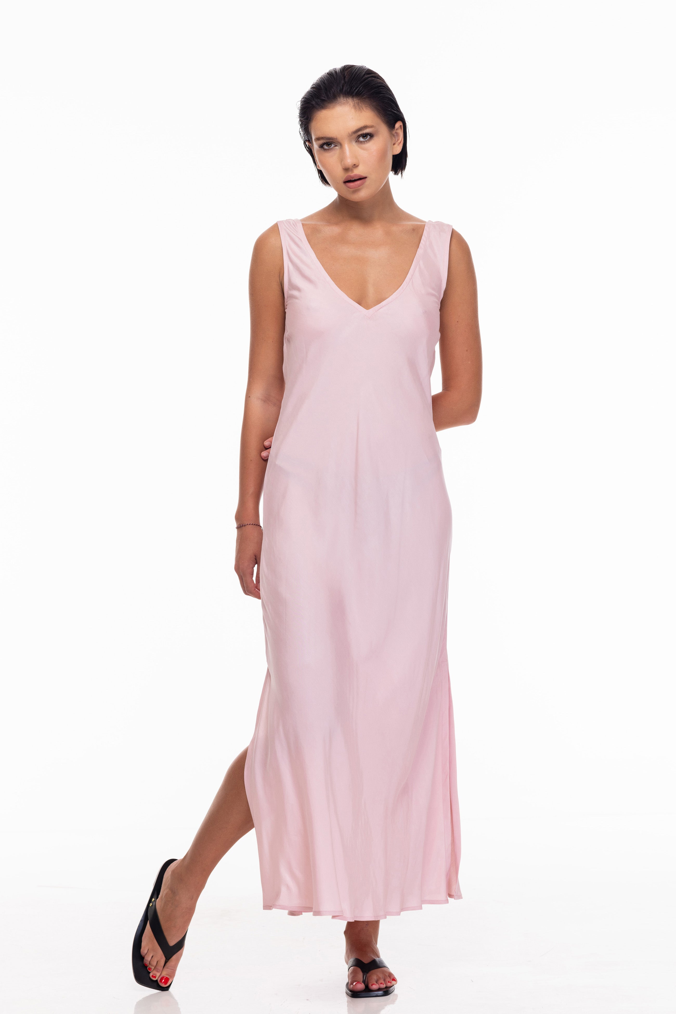 Alexandria Dress - Adore Pink