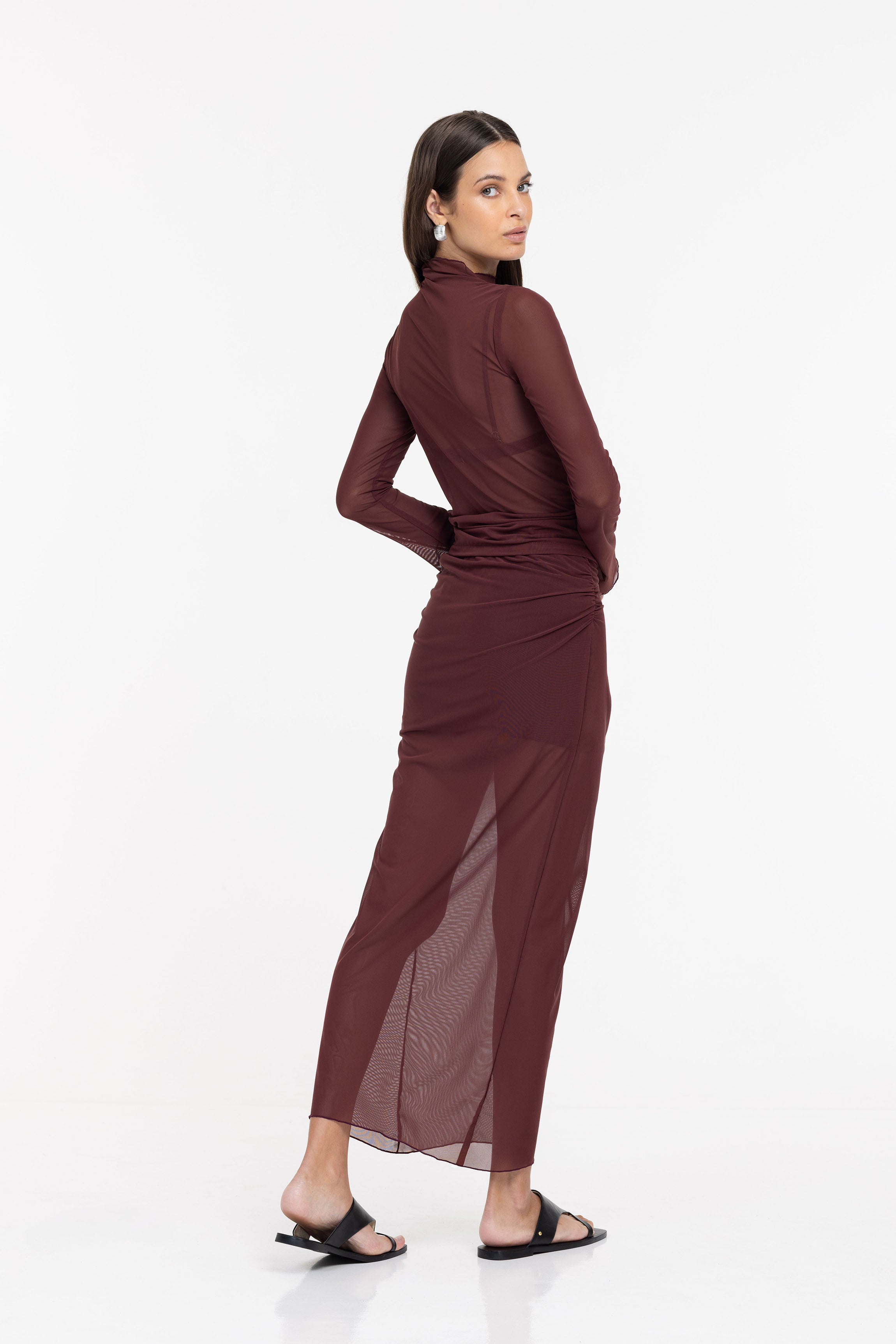 Avelina Skirt - Maroon