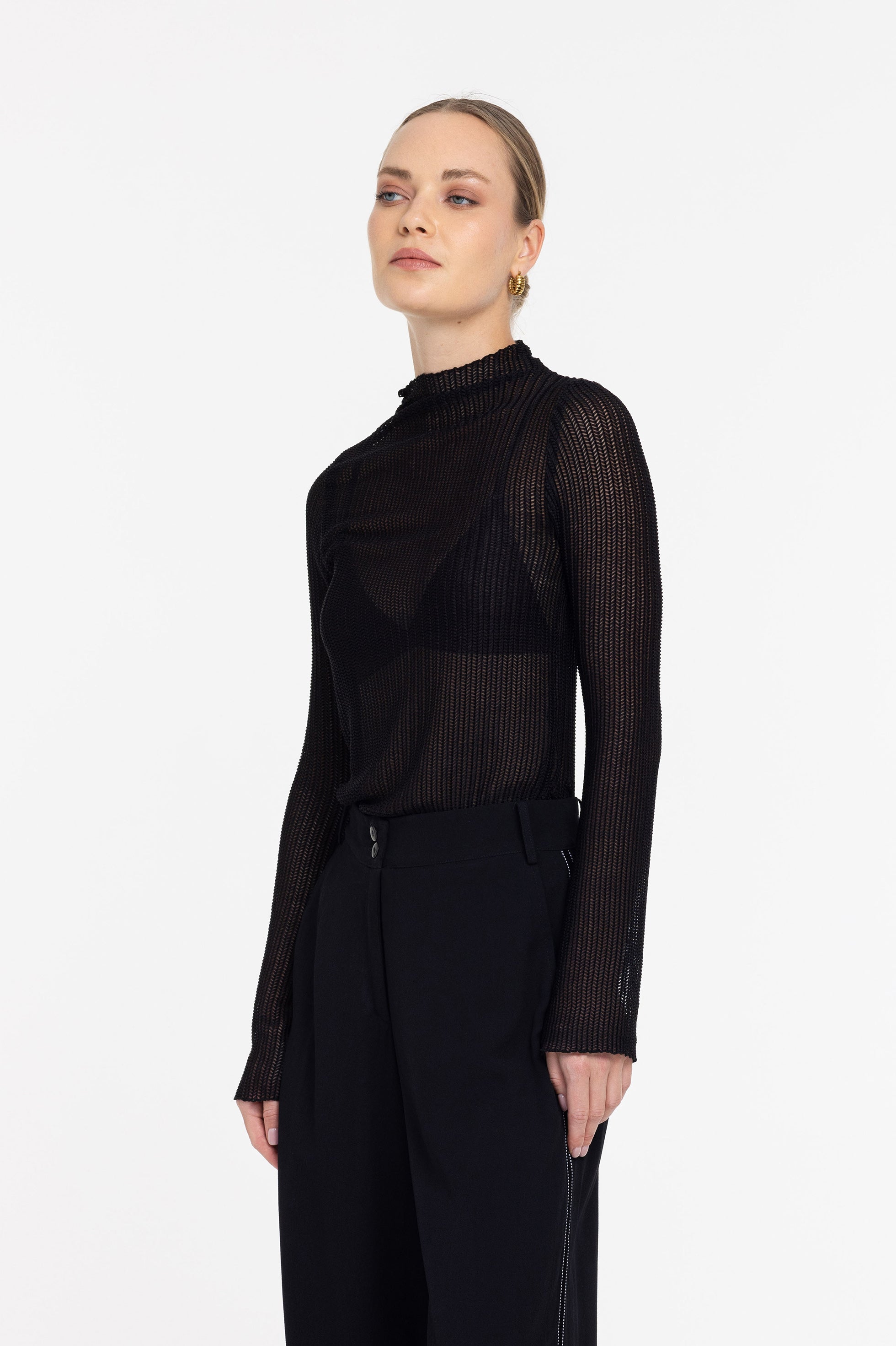 A Little Bit More Top - Black