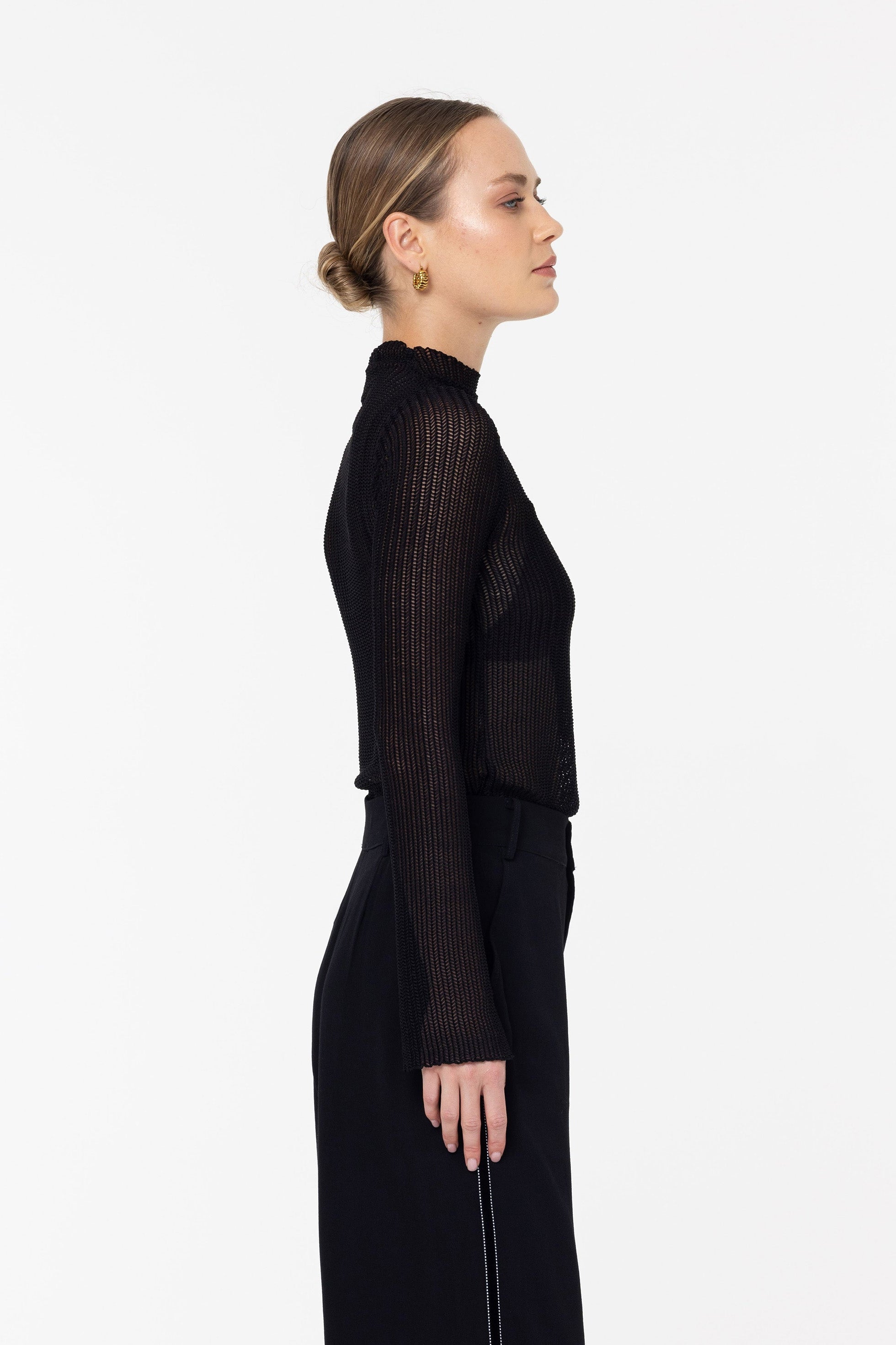 A Little Bit More Top - Black