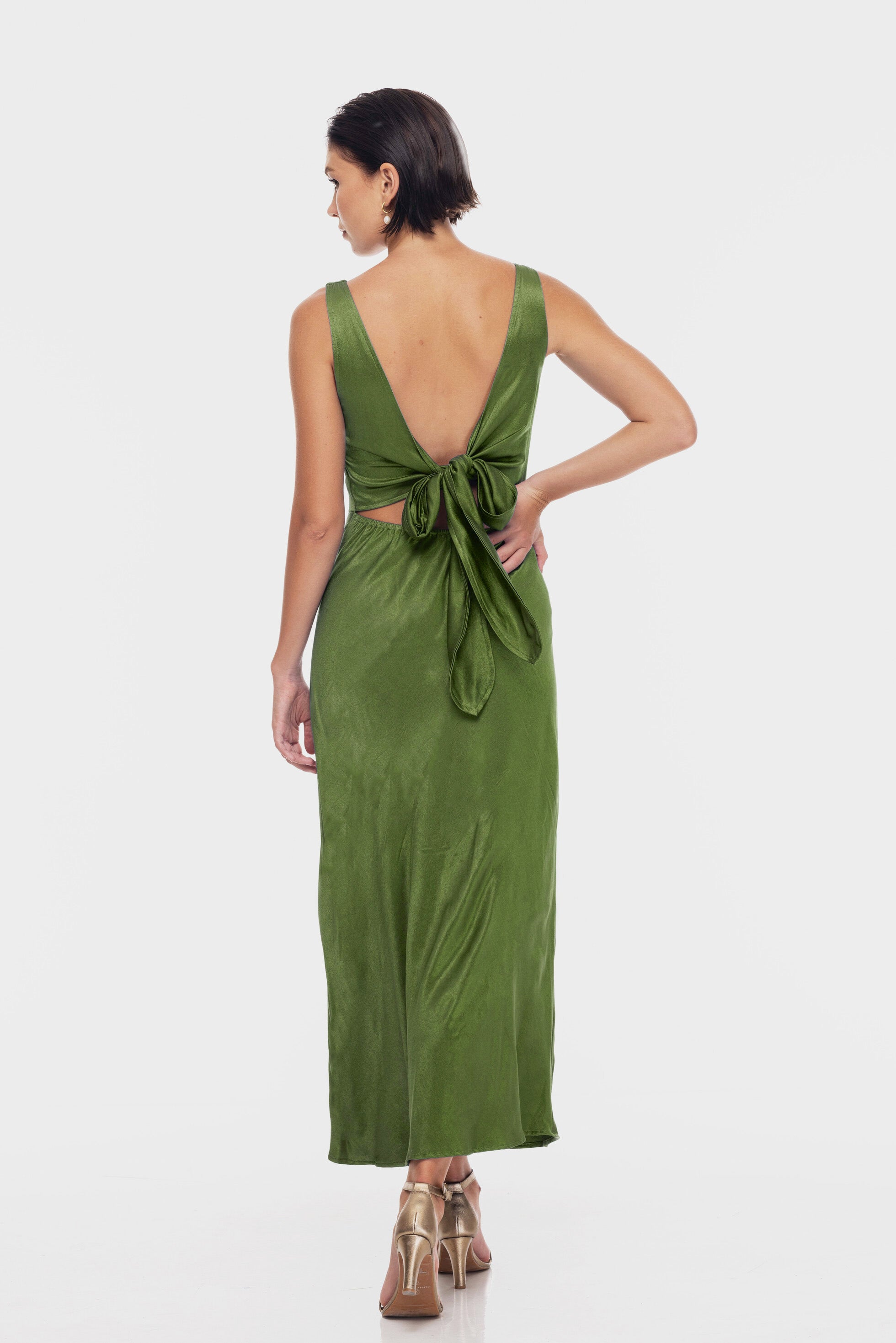 A Walk To Remember Dress - Golden Khaki