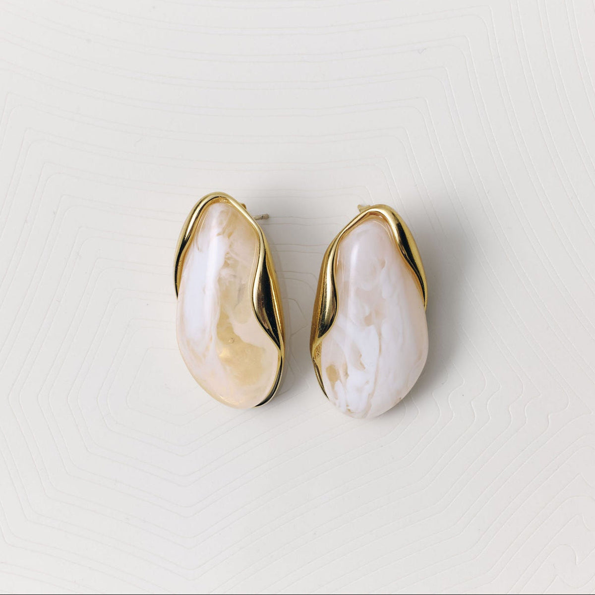 Castel & Co | Ada Earring | White