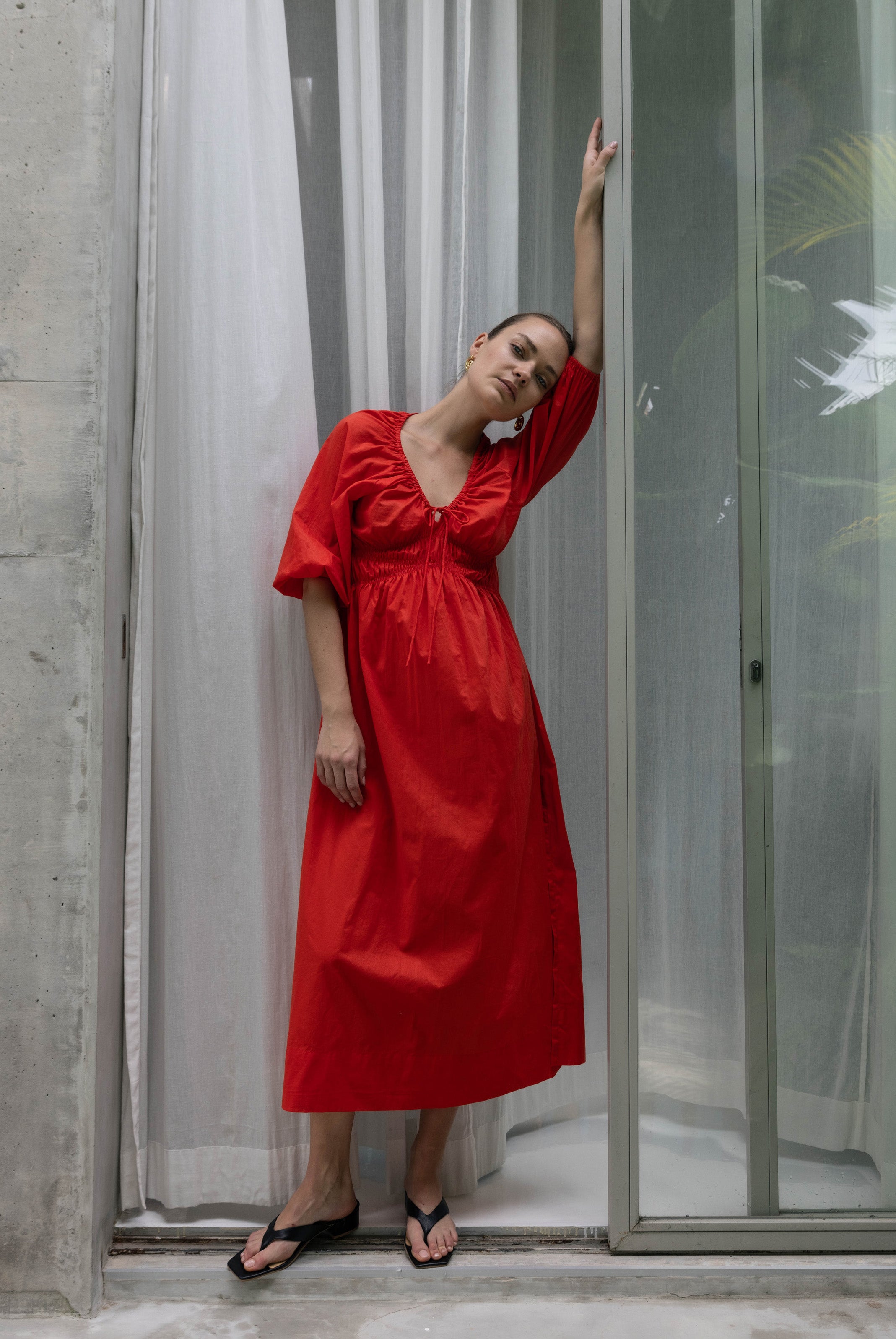 Agnes Dress - Red