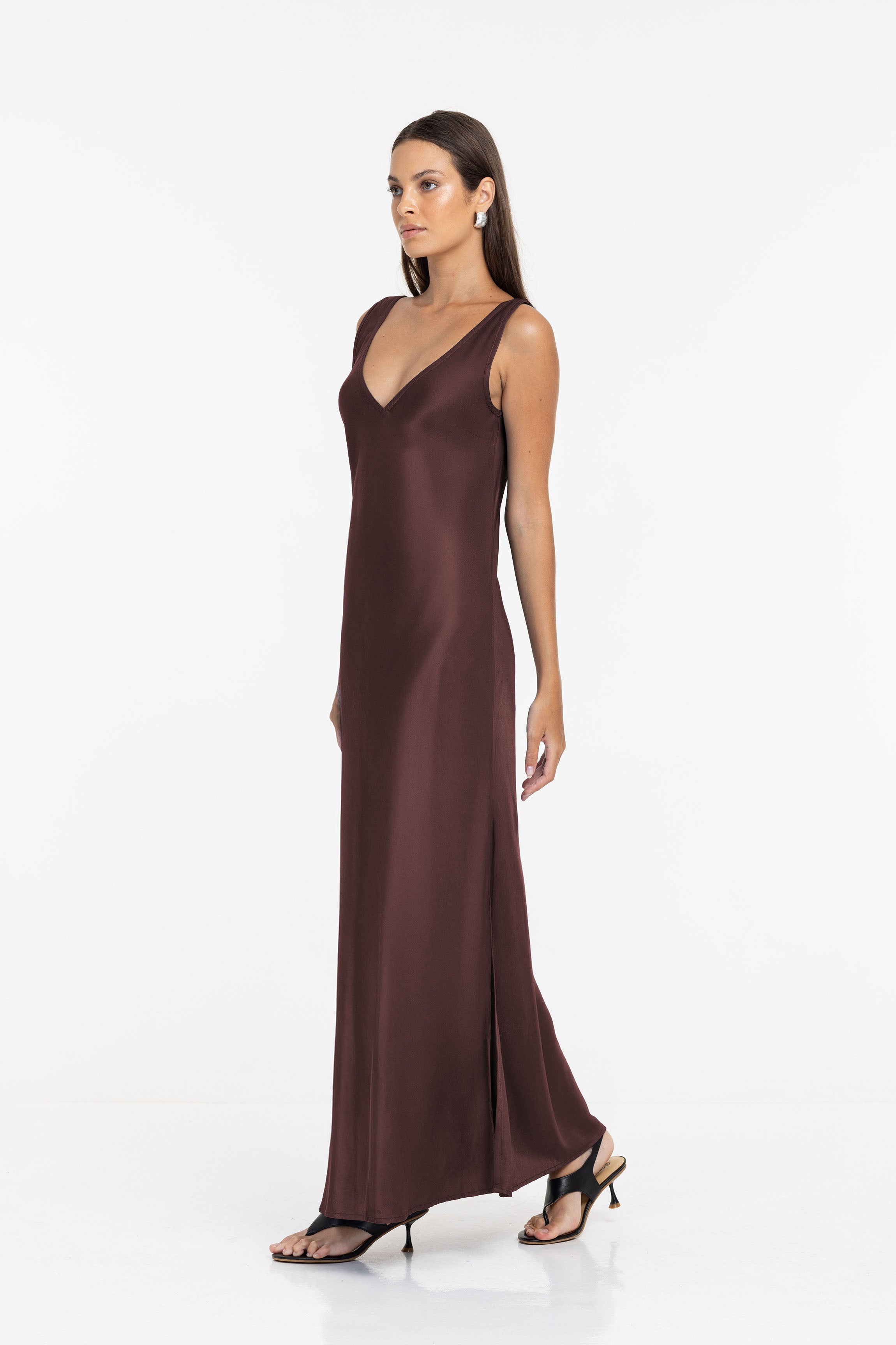 Alexandria Dress - Chocolate