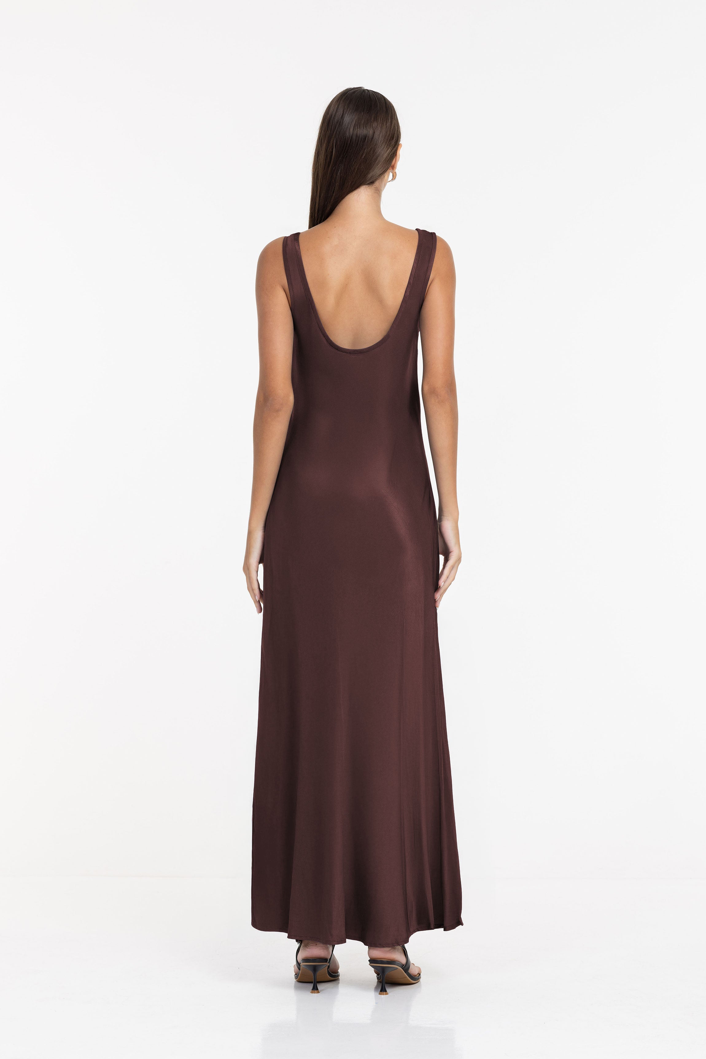 Alexandria Dress - Chocolate