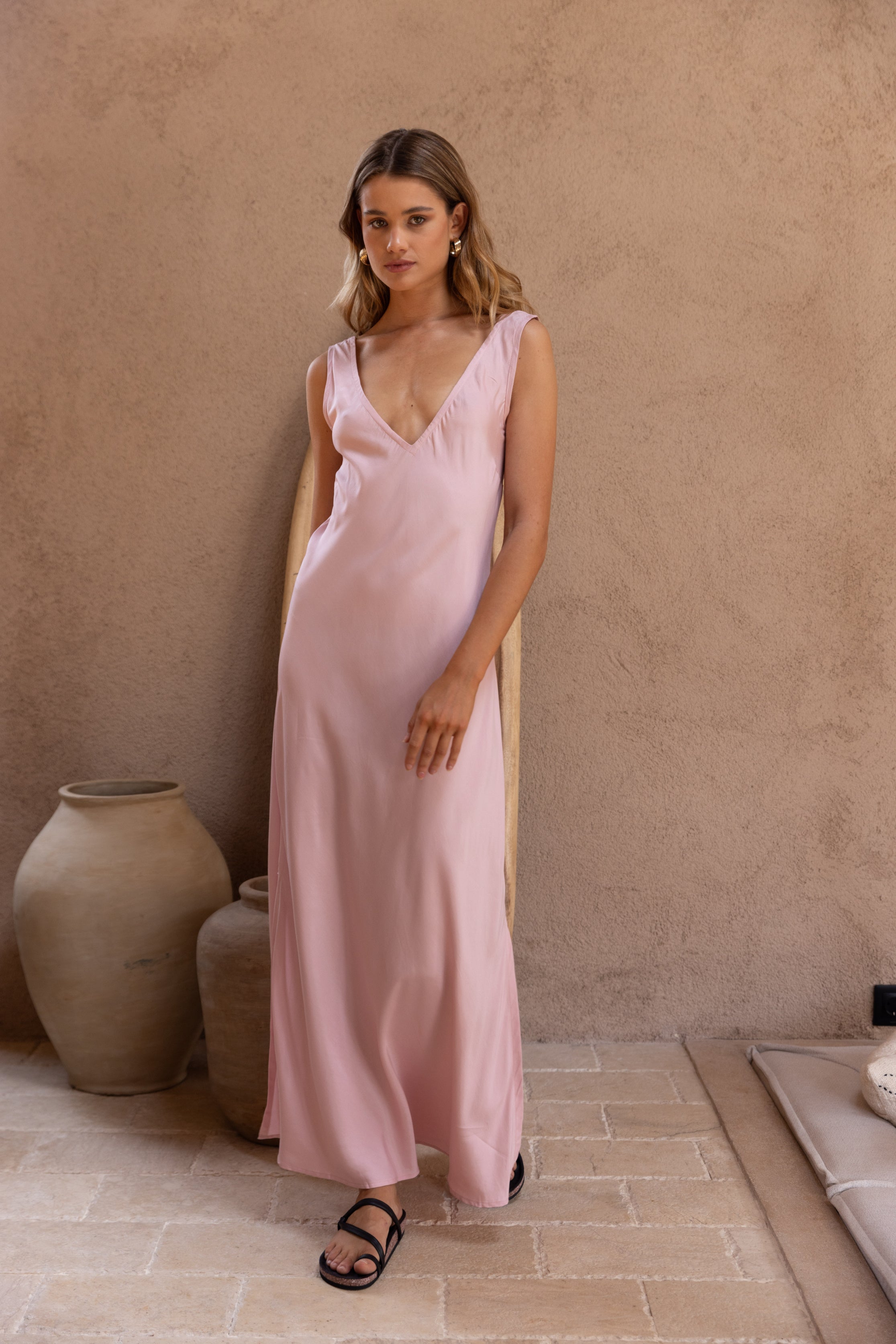 Alexandria Dress - Adore Pink