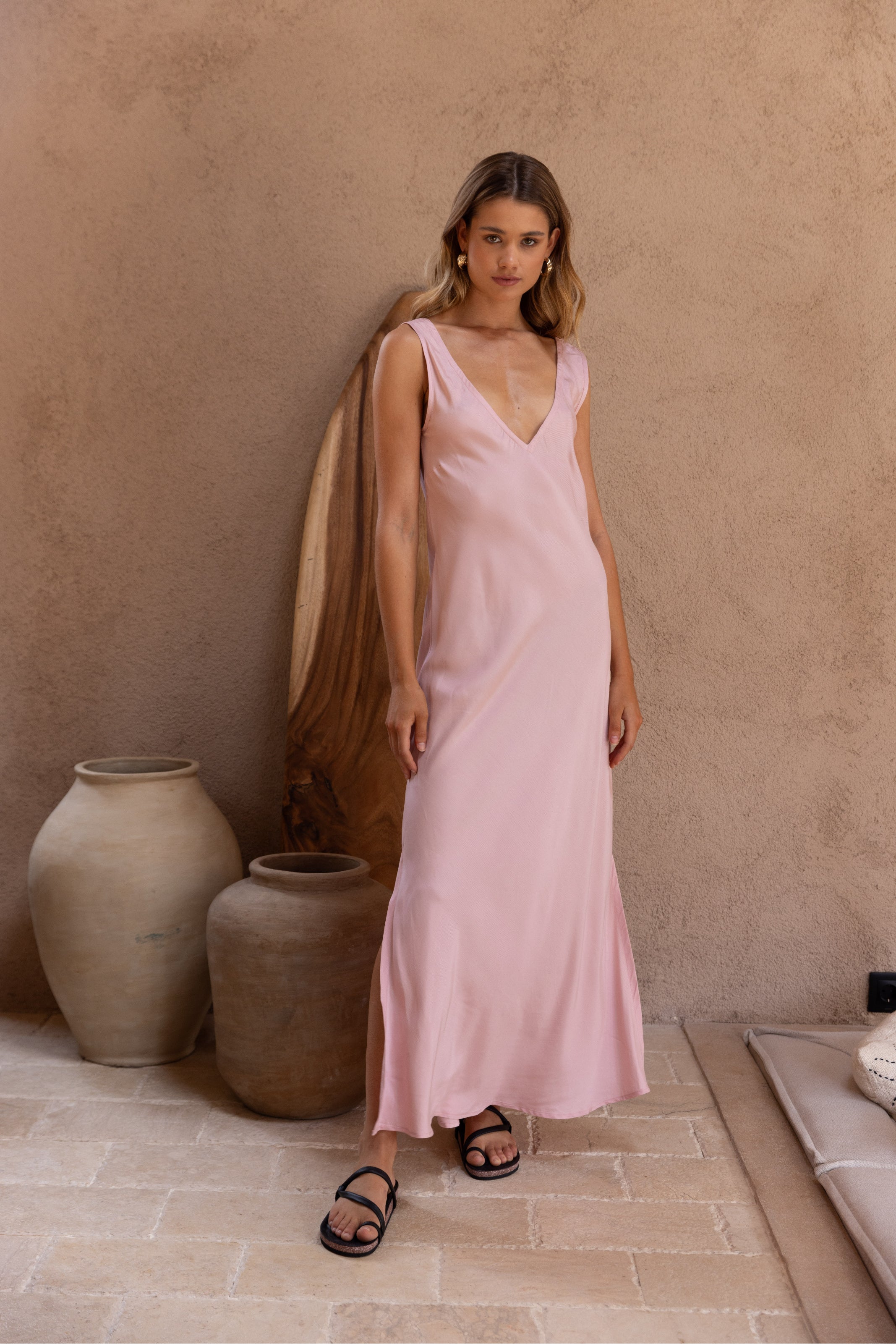 Alexandria Dress - Adore Pink