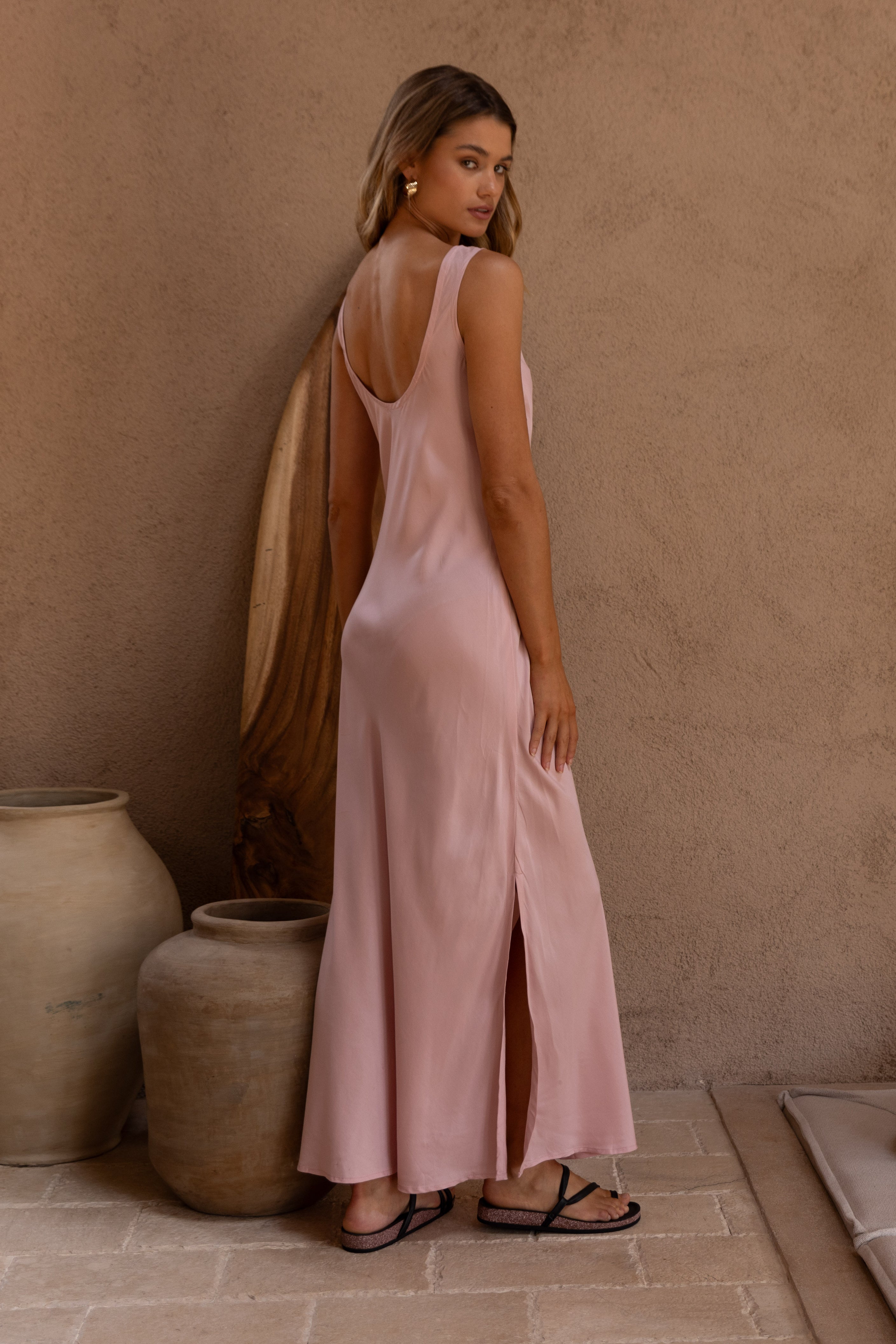 Alexandria Dress - Adore Pink