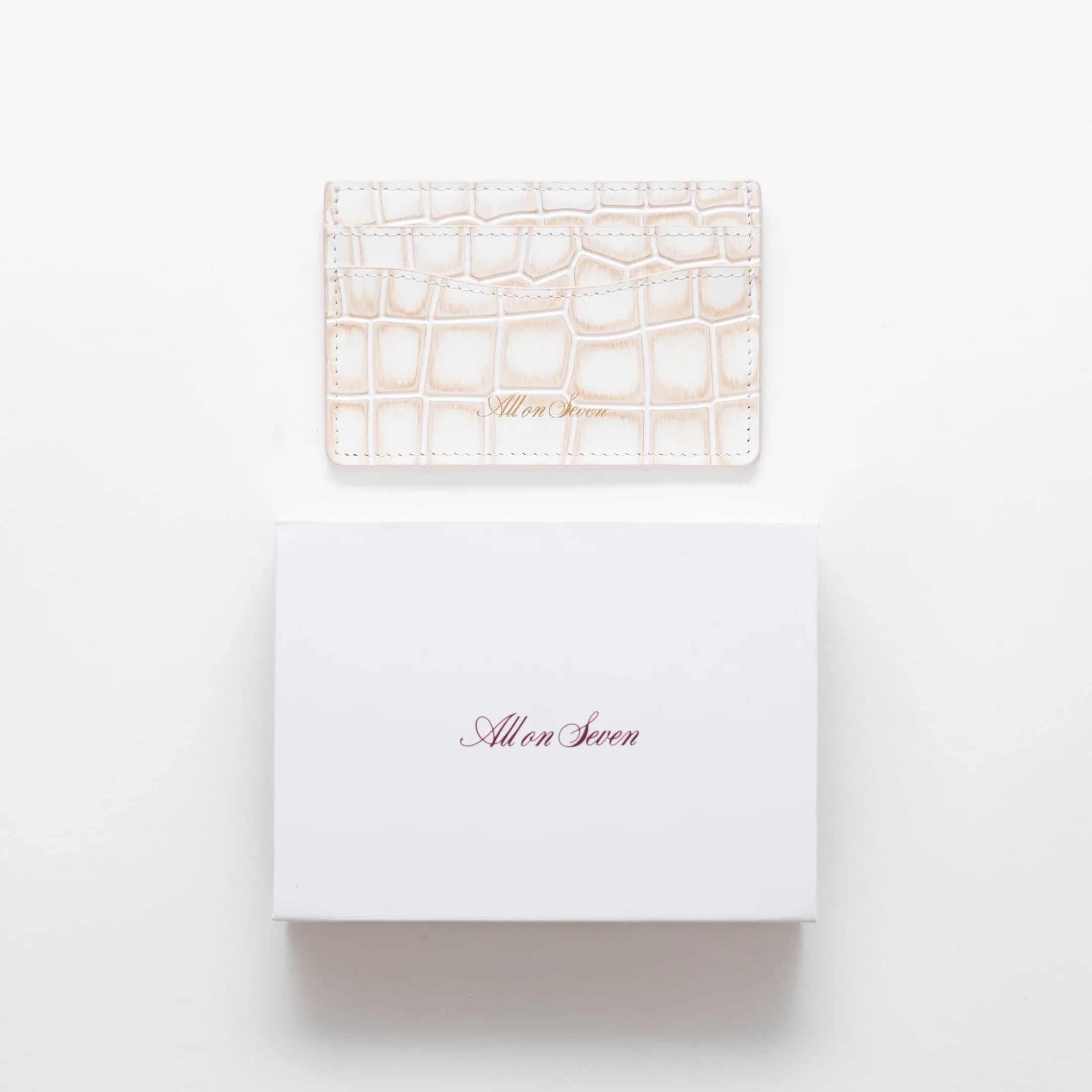 All On Seven - Card Holder - Cremé