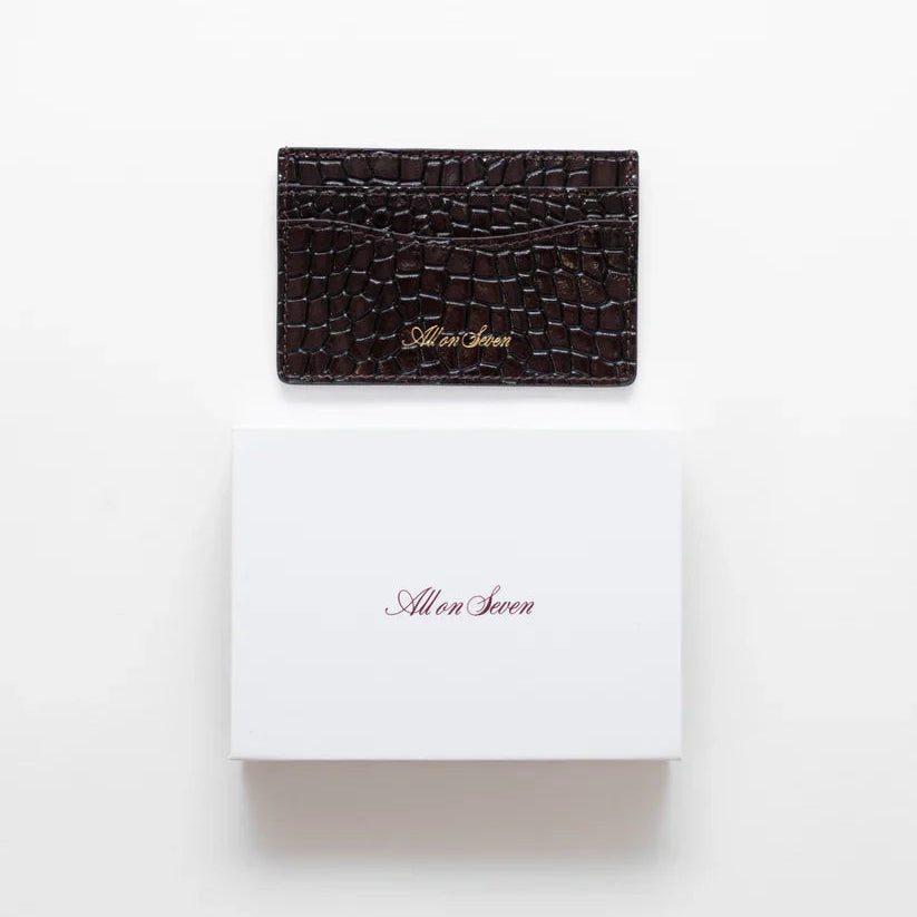 All On Seven - Card Holder - Ganache