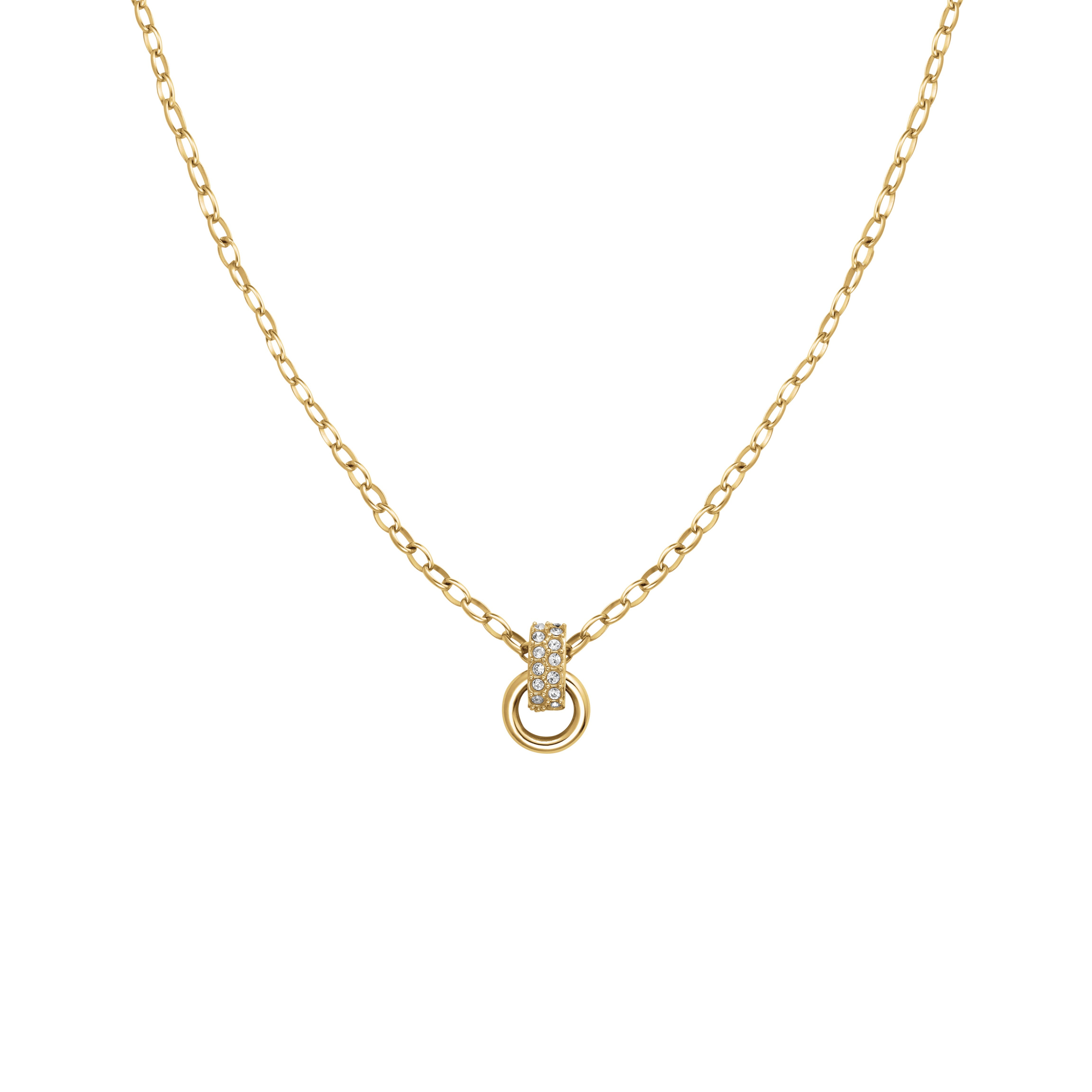 Rosefield Bow Link Necklace - Gold