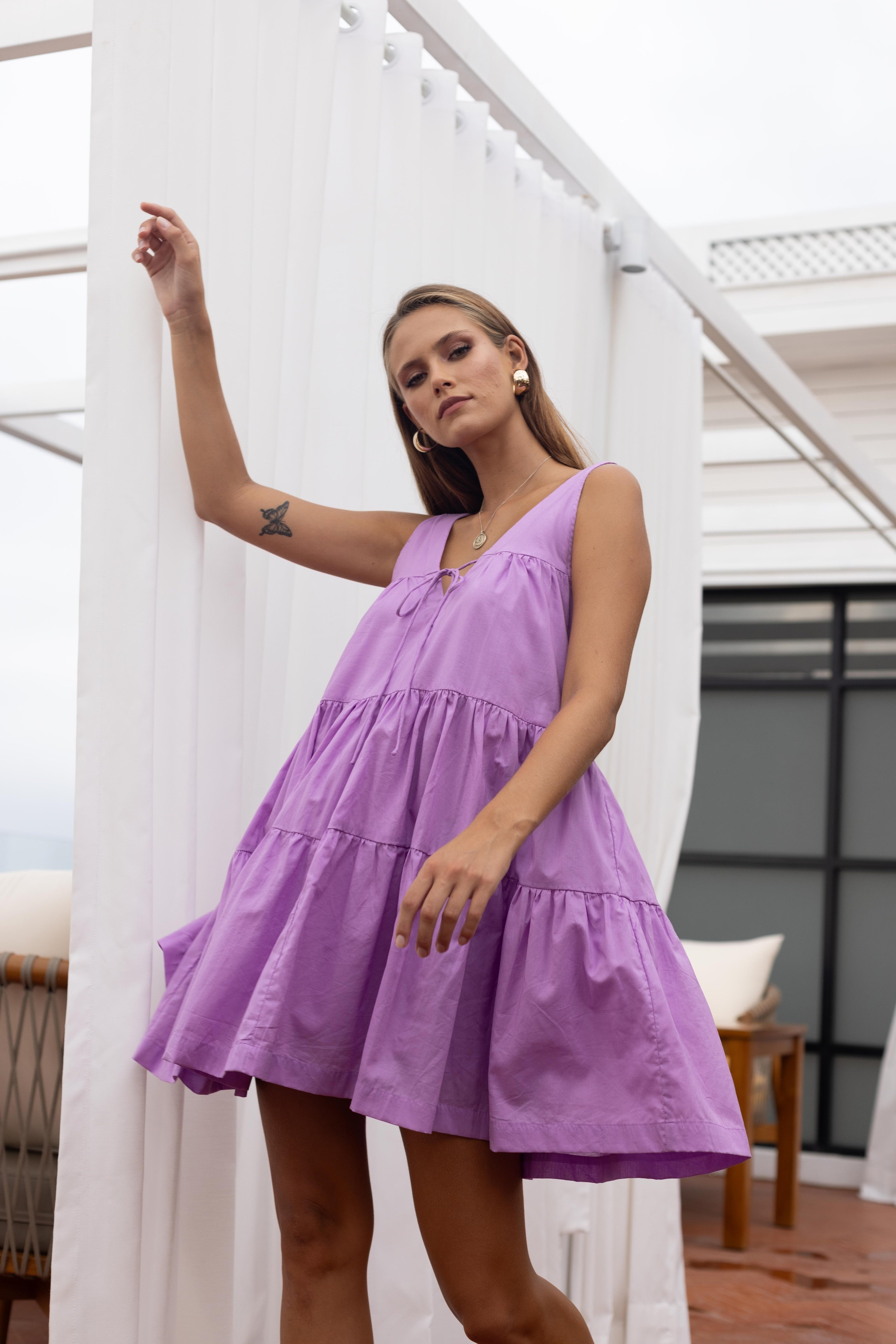 Sherbet Dress - Purple