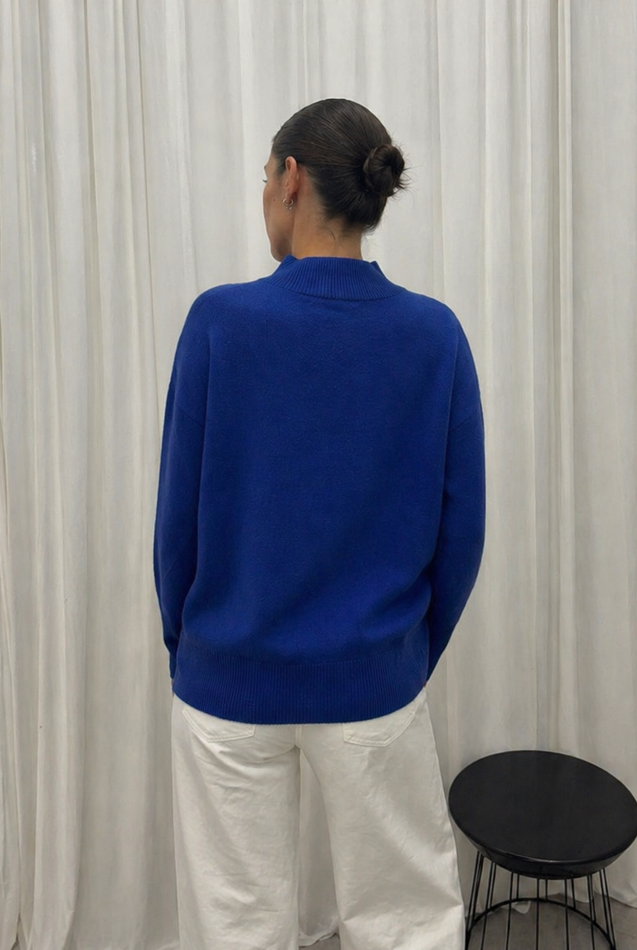Be Cosy Jumper - Cobalt Blue