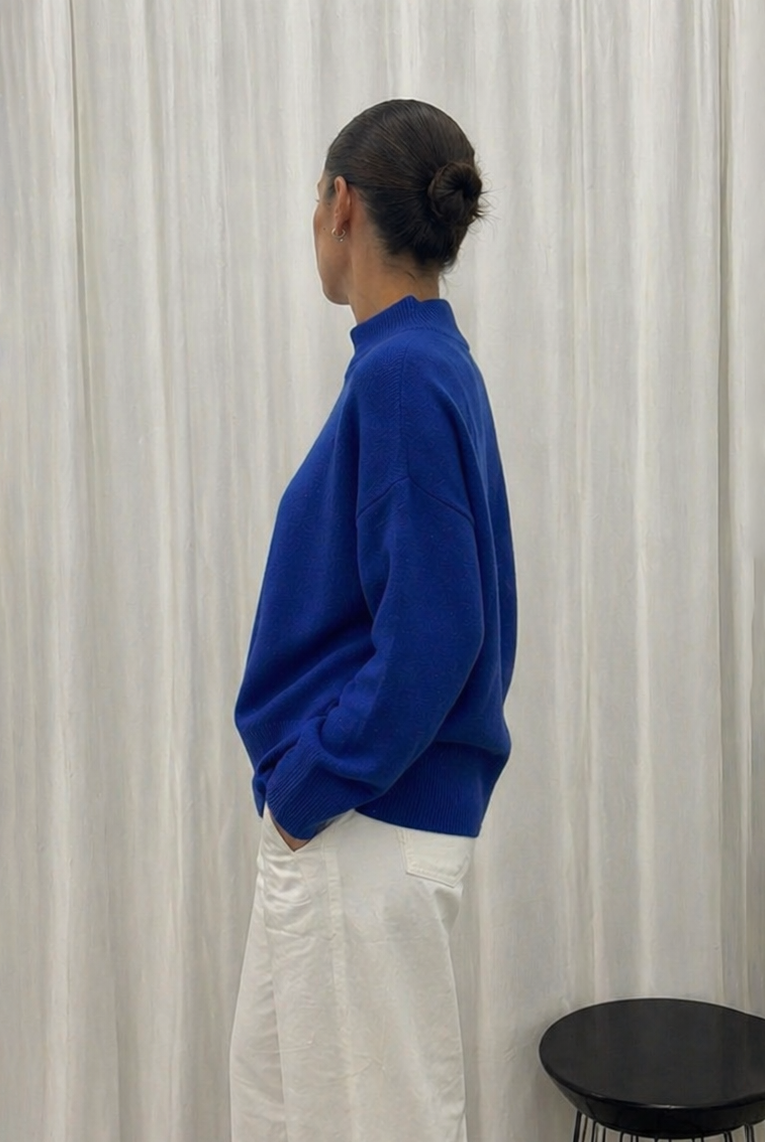 Be Cosy Jumper - Cobalt Blue