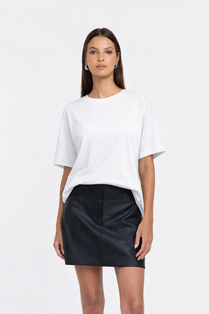 BLAK Oversized Tee - White