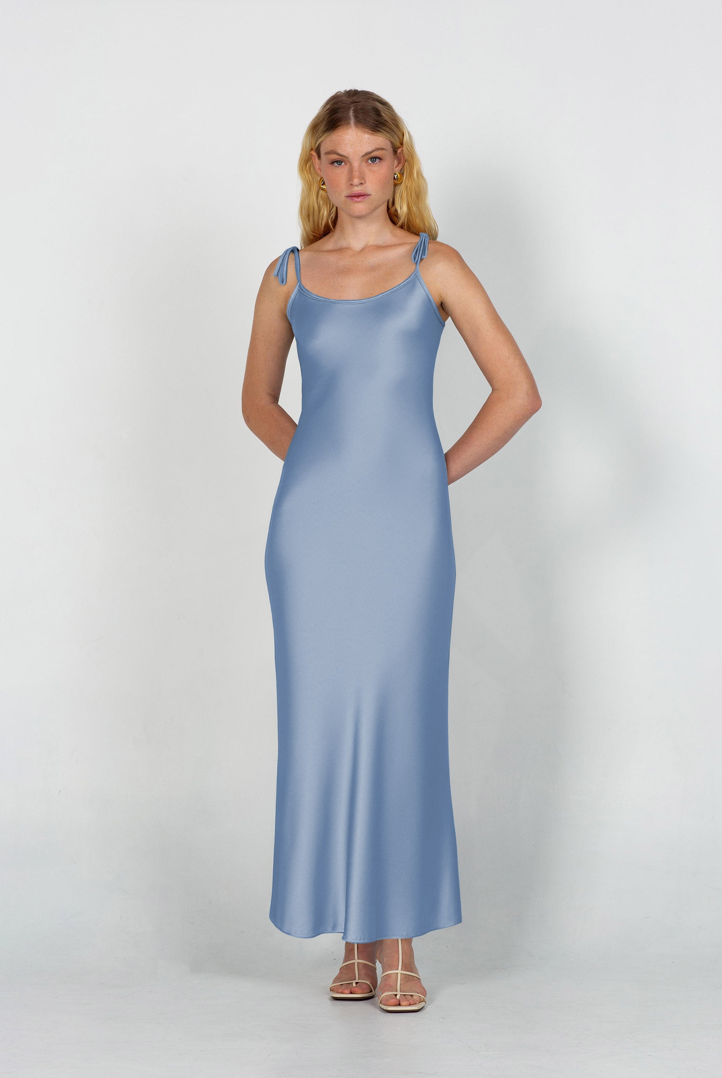 Bow Slip Maxi - Fresh Blue