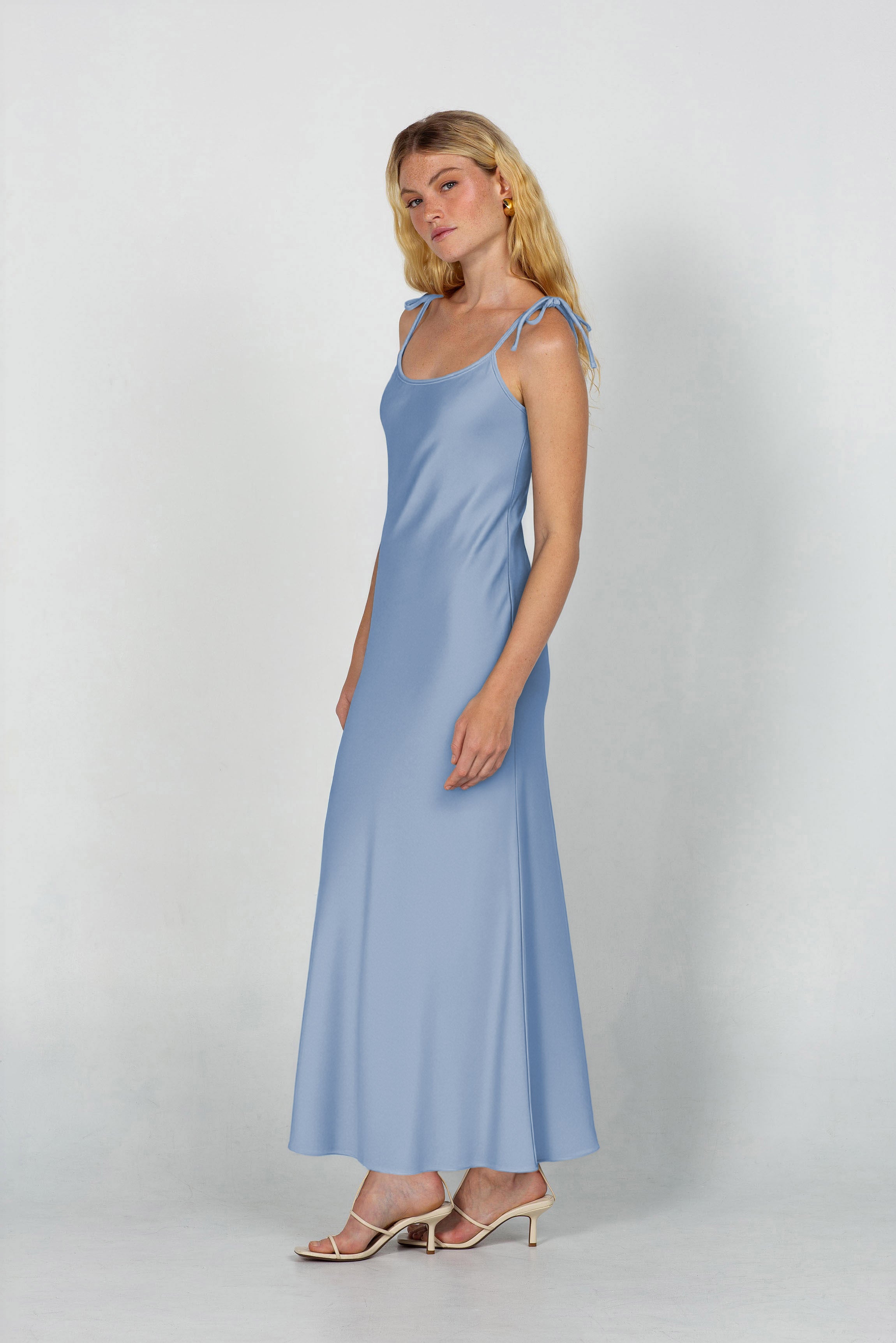 Bow Slip Maxi - Fresh Blue
