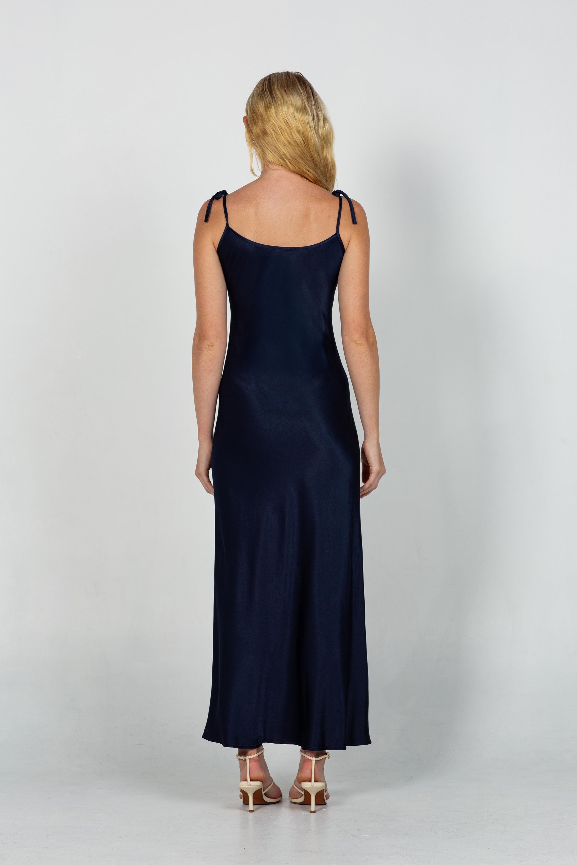 Bow Slip Maxi  - Navy