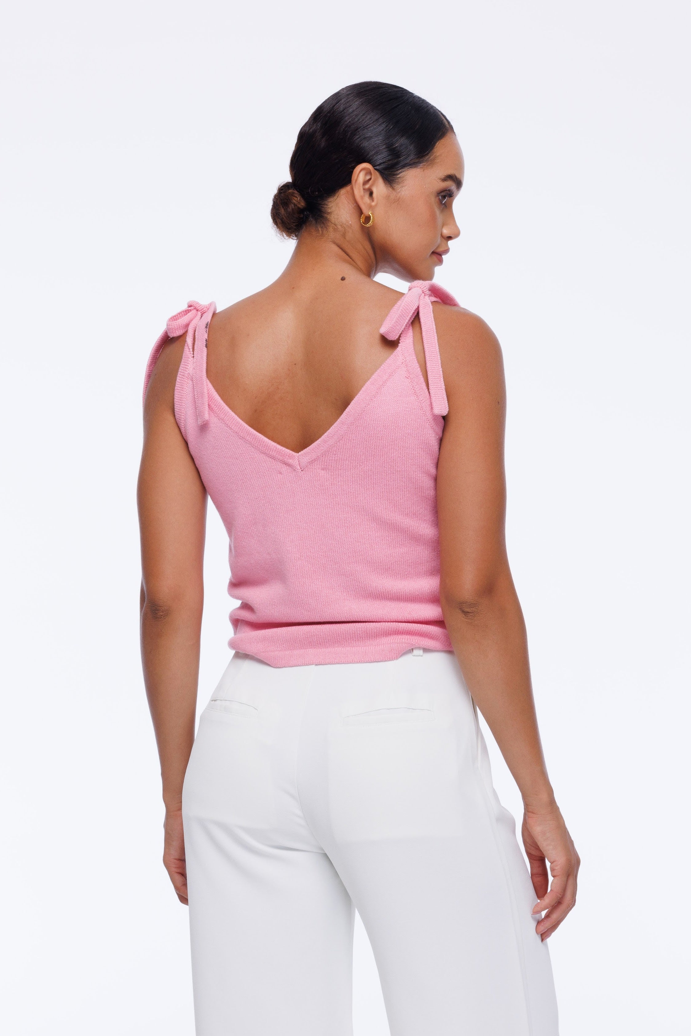Bow Top - Daisy Pink