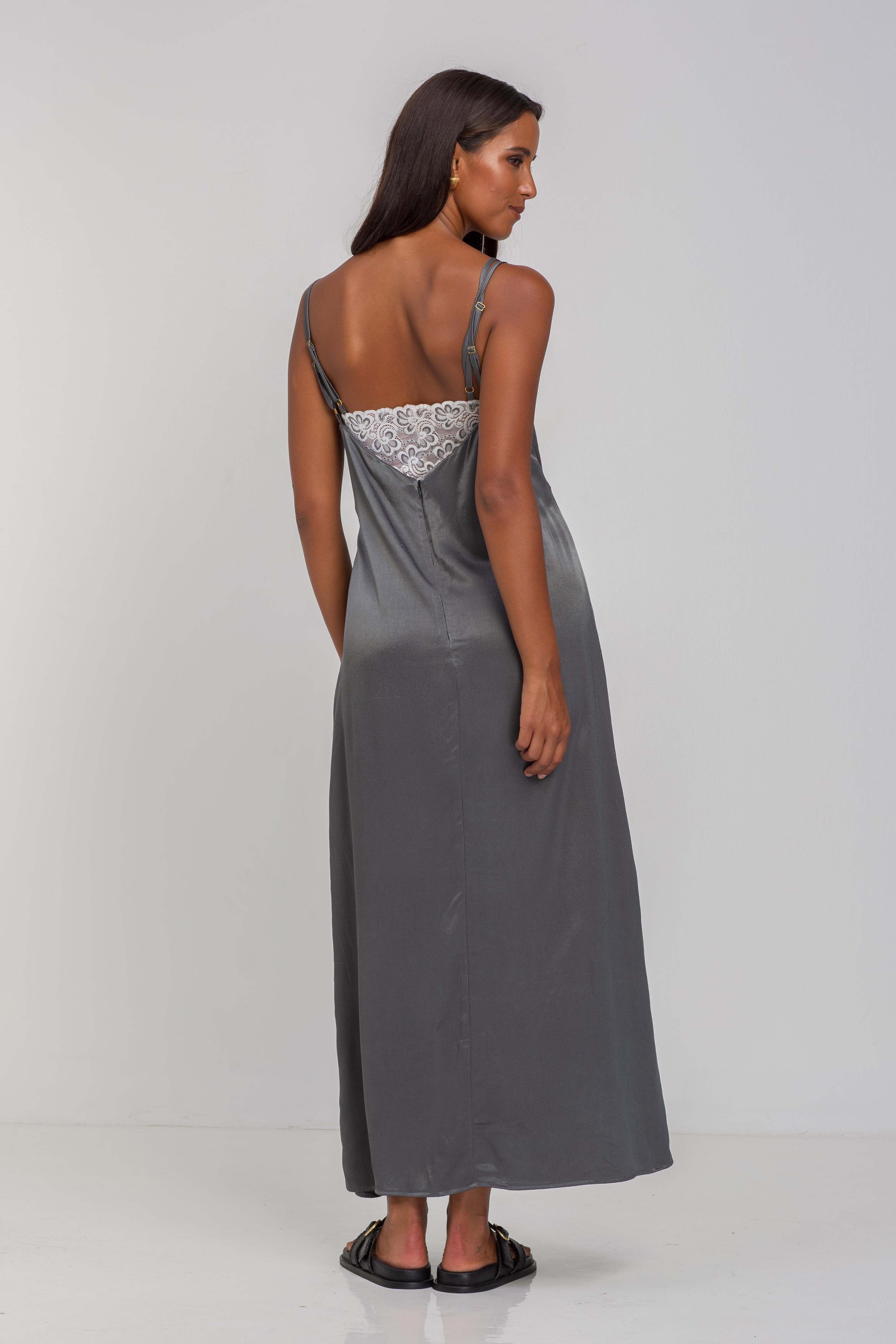 Bring Us Together Dress -  Charcoal