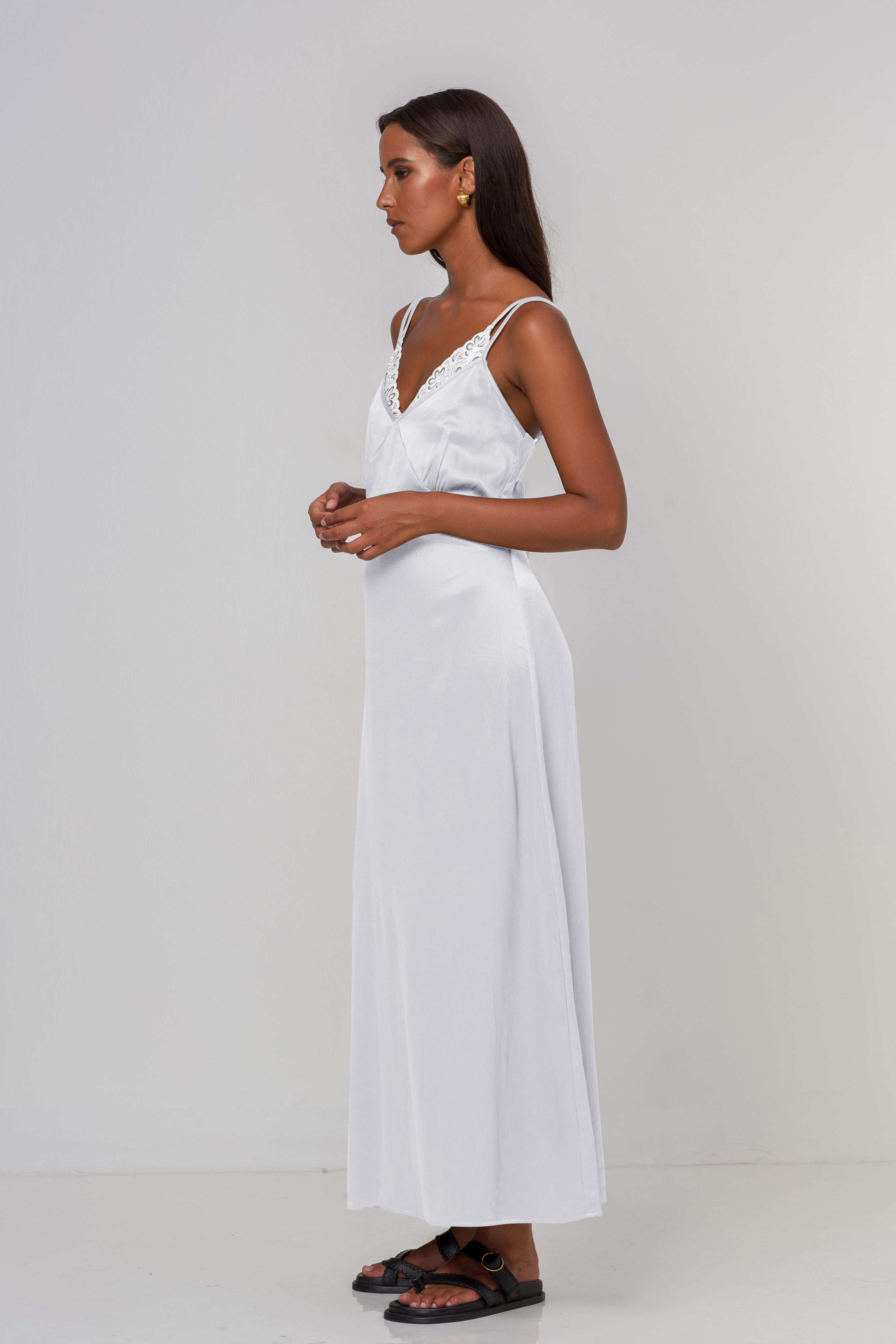 Bring Us Together Dress -  White