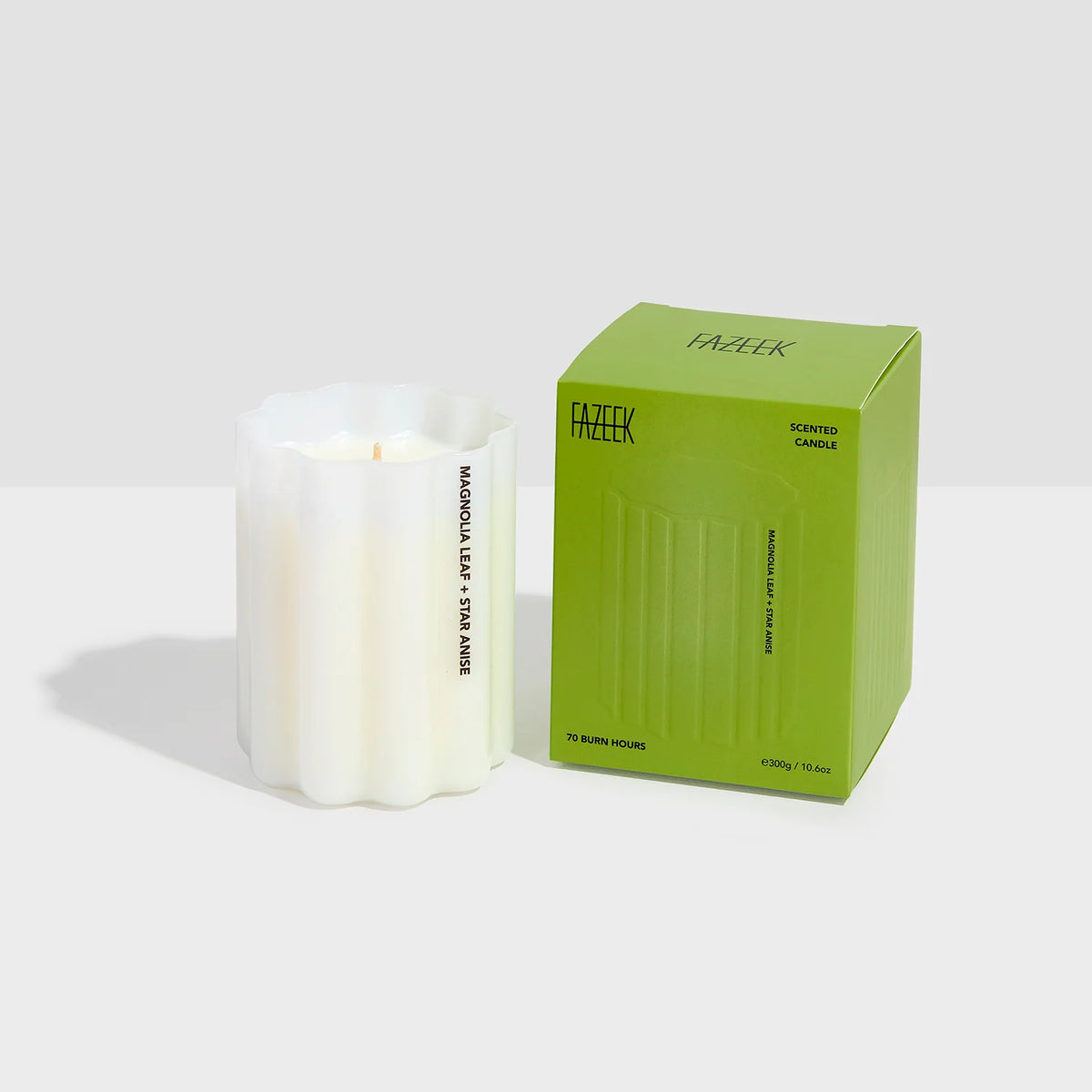 Fazeek | Wave Candle | Magnolia Leaf + Star Anise