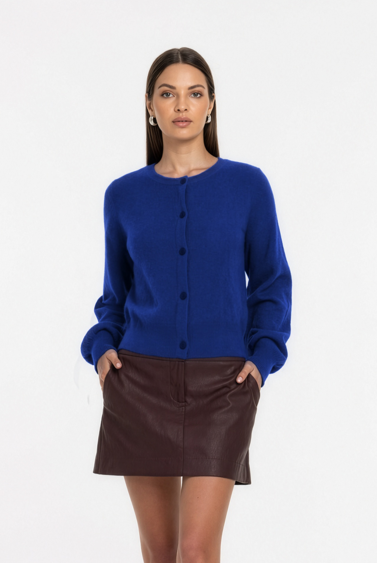 Come To Me Cardi - Cobalt Blue
