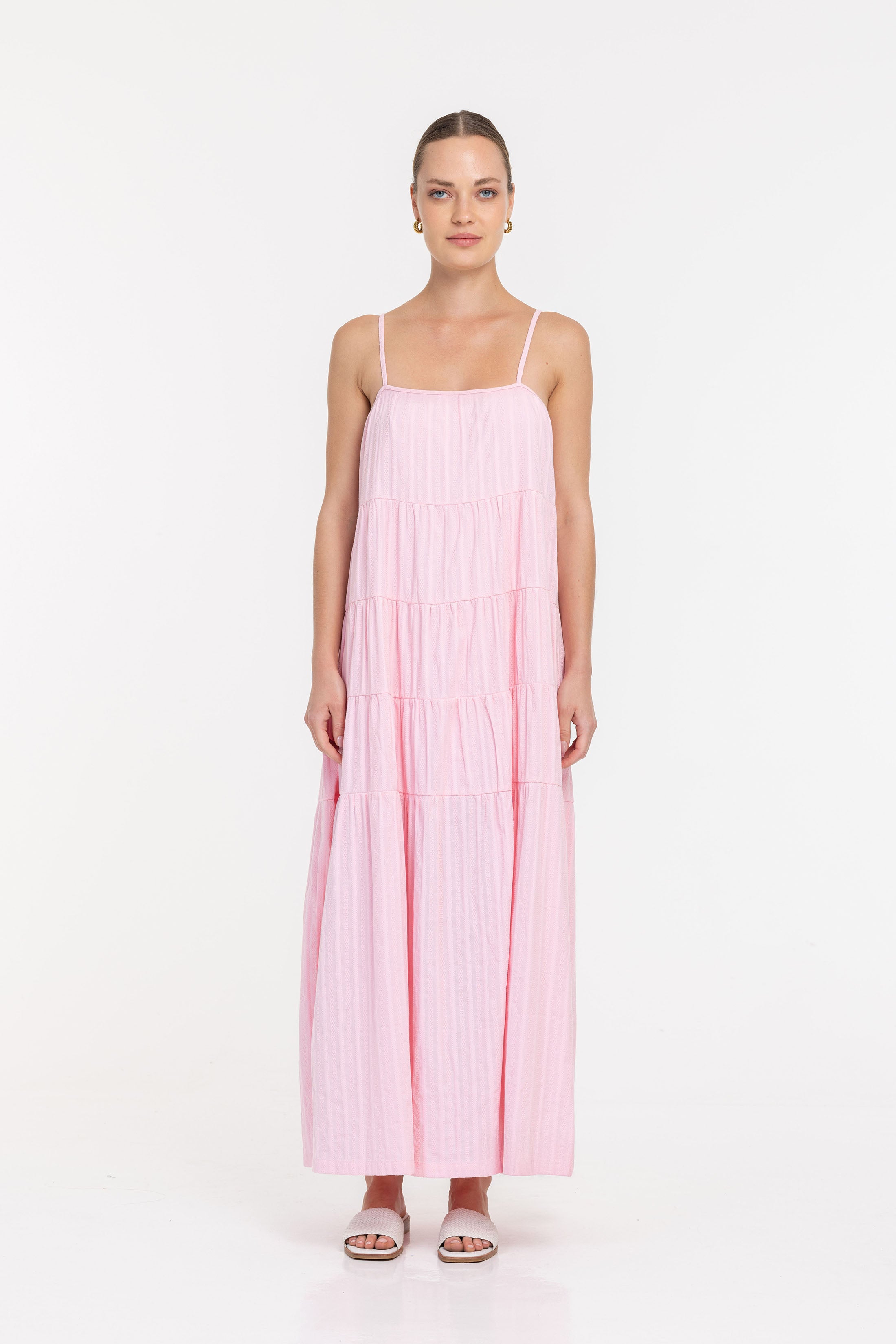 Carmen Dress - Pink - PRE-ORDER