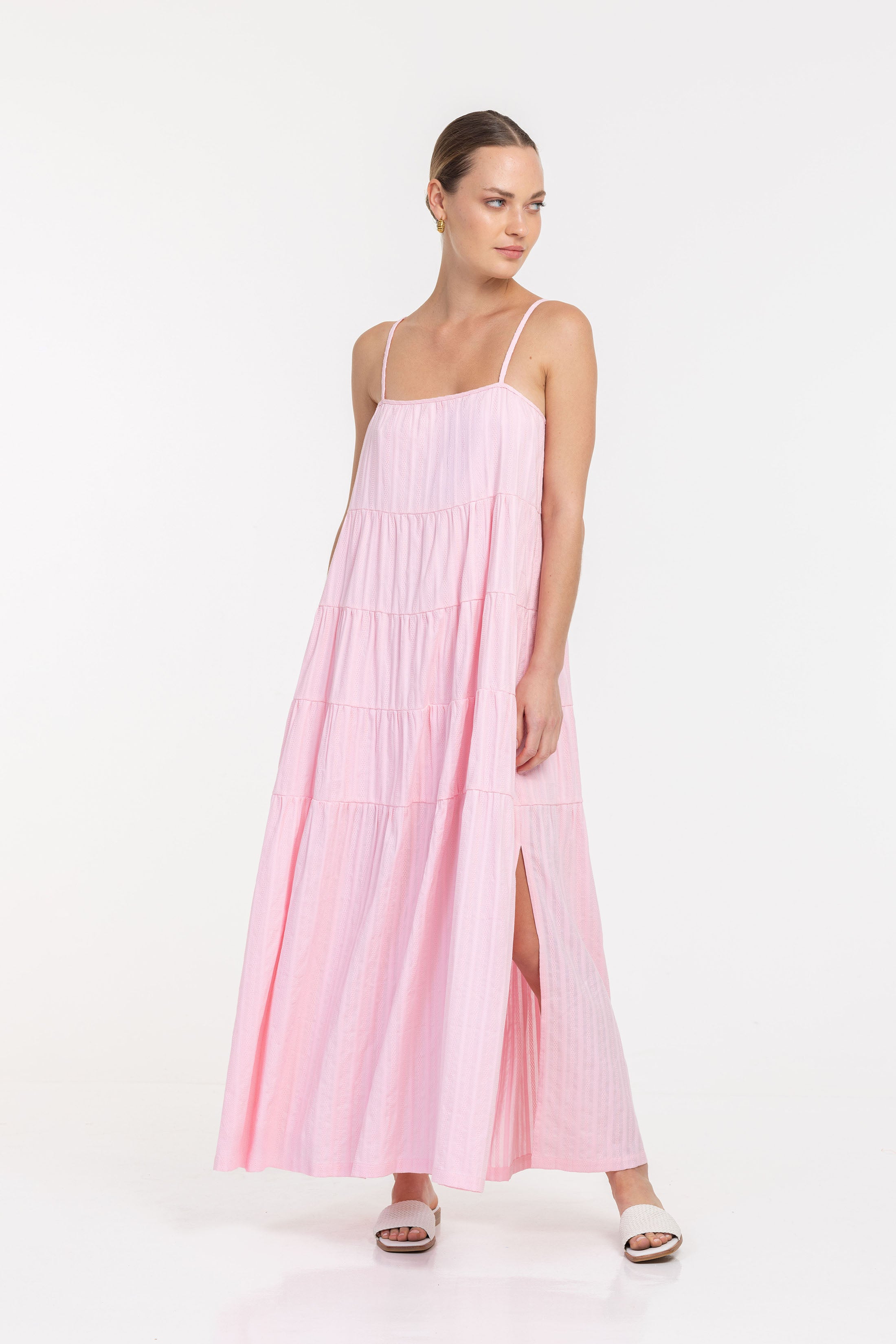 Carmen Dress - Pink - PRE-ORDER