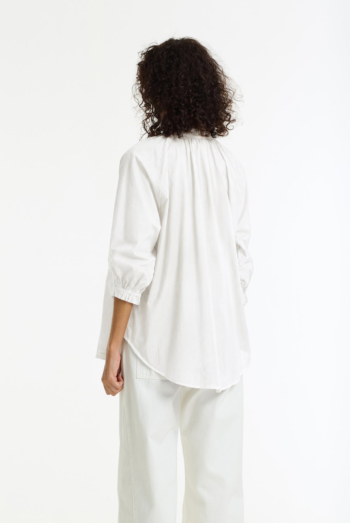 Charlotte Cotton Voile Top | White | PRE-ORDER