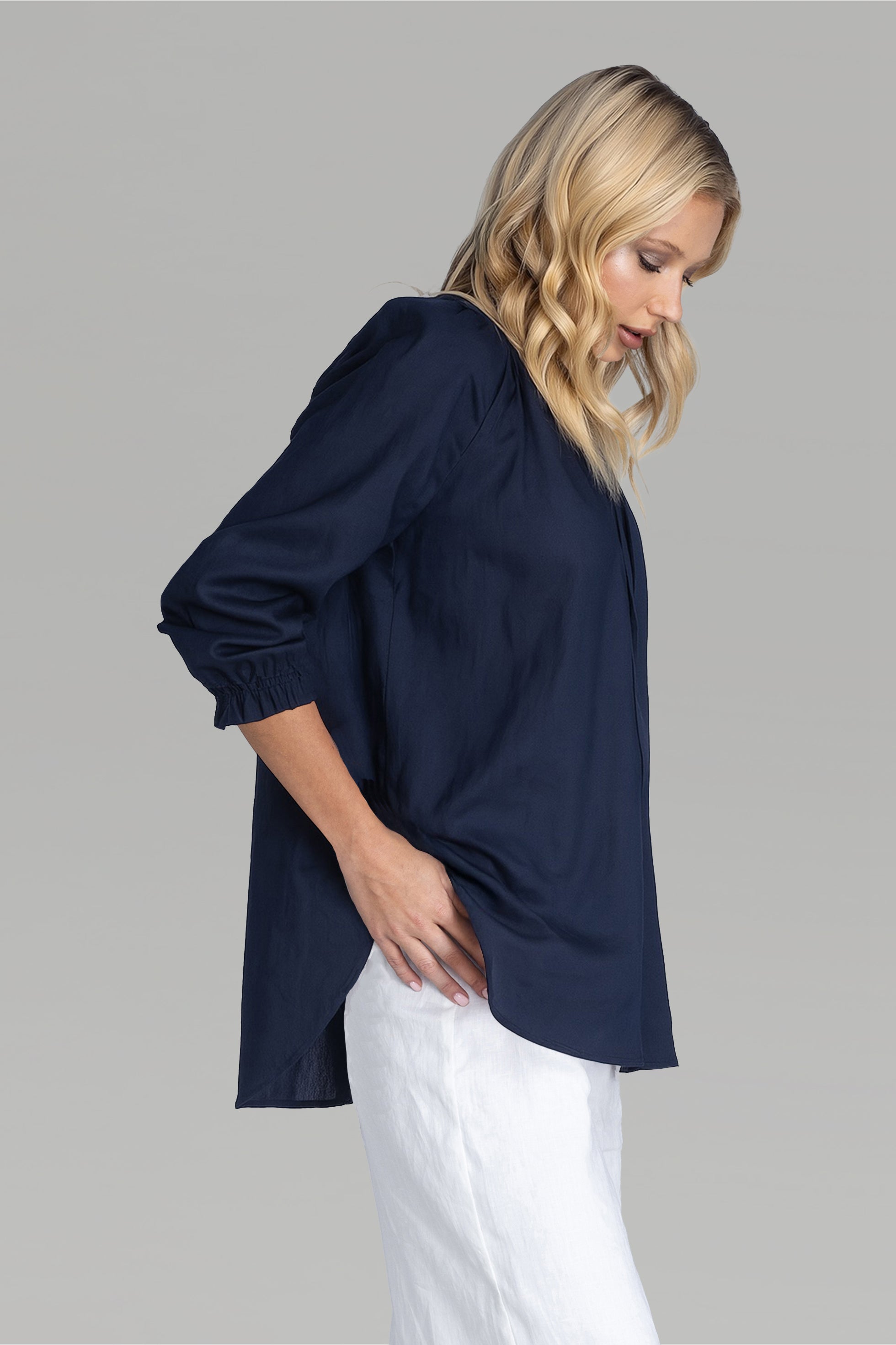 Charlotte Top - Navy