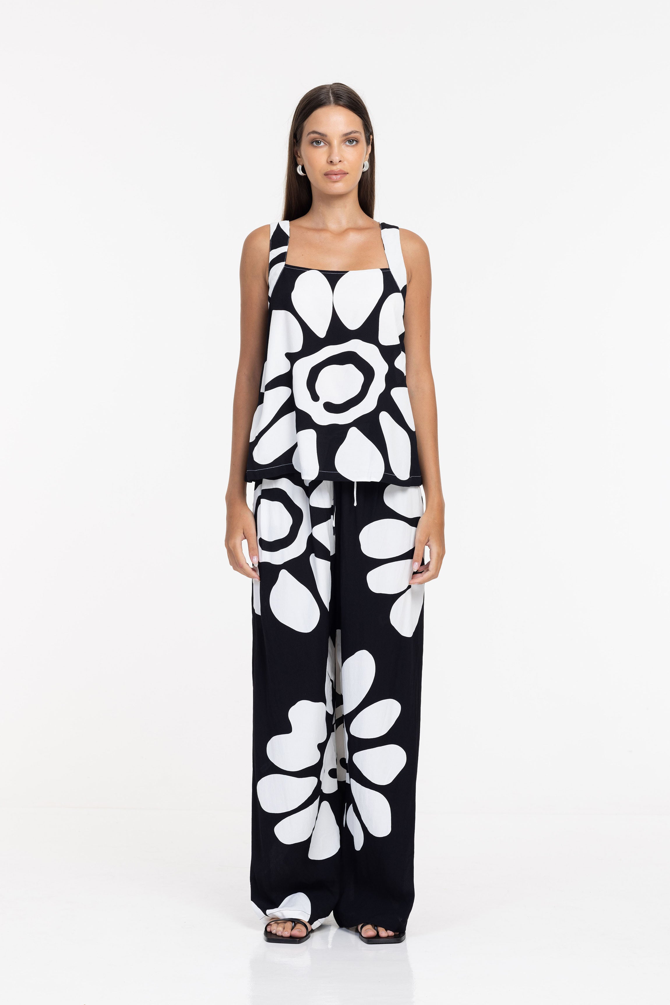 Supreme Pant - Black/White Print