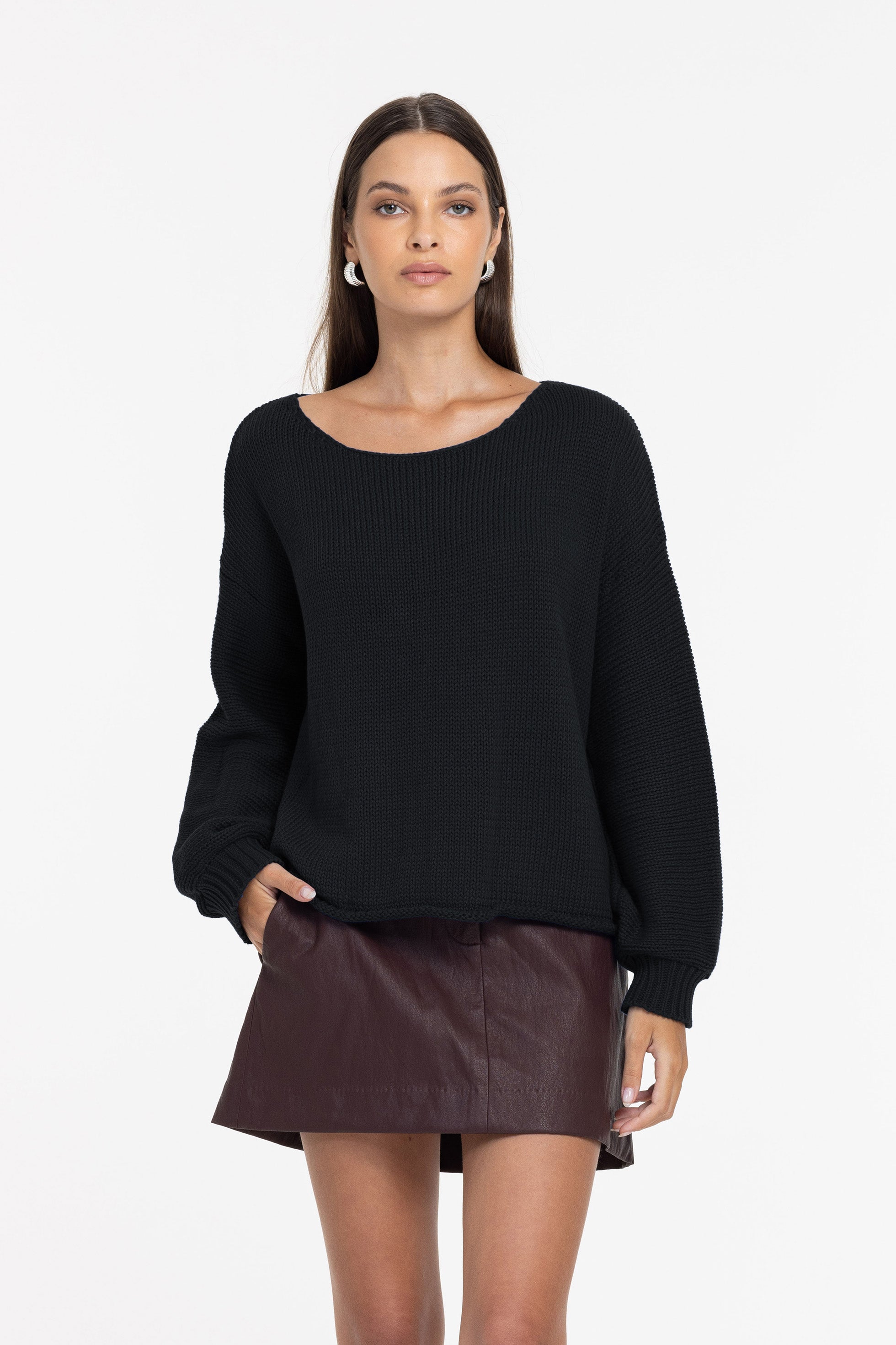 PRE-ORDER Close Sweater - Black